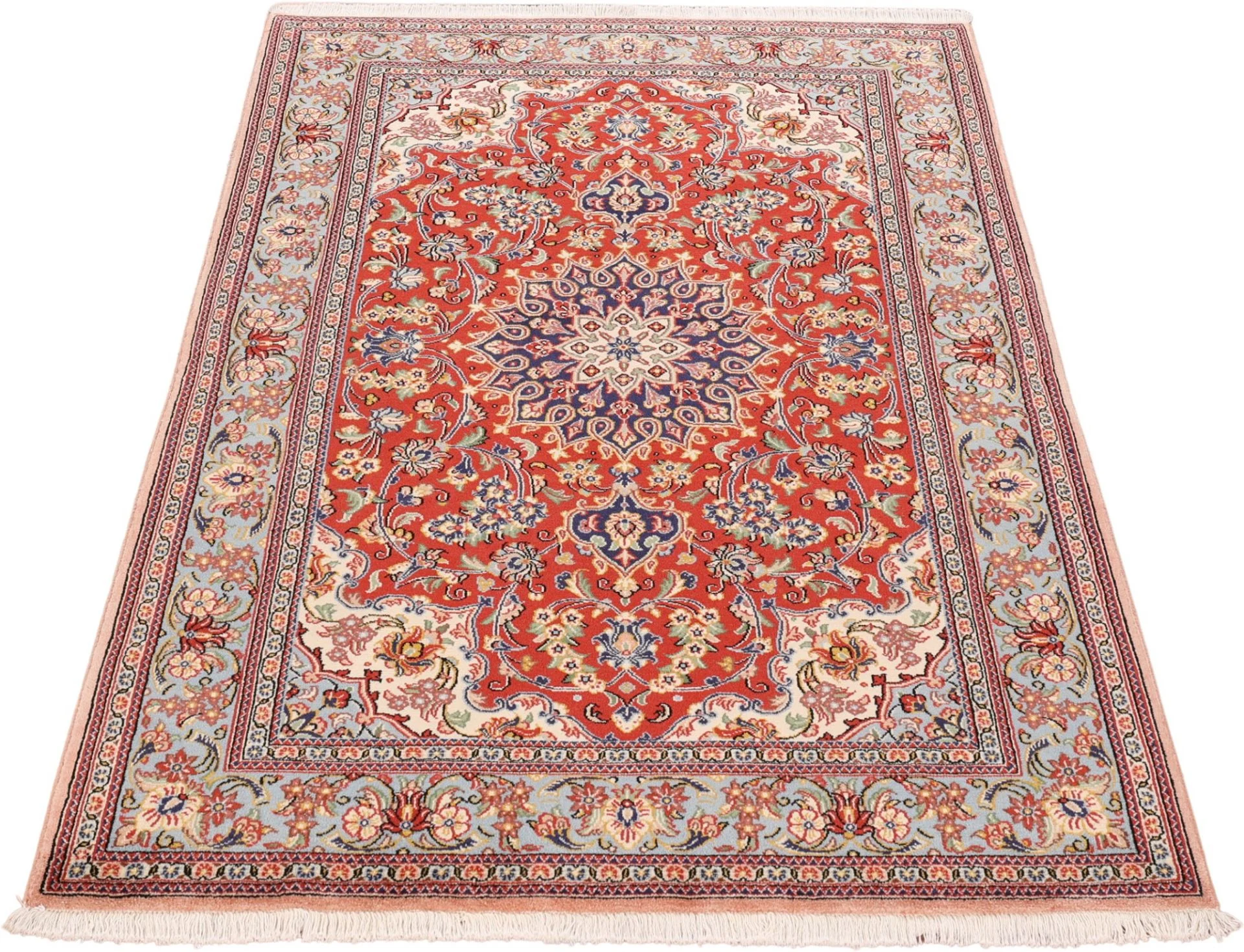 perserteppich-ghom-128-x-194-cm-schurwolle-handgeknupft-8 Qom Persian Rug — hand-knotted, 128 × 194 cm, Wool