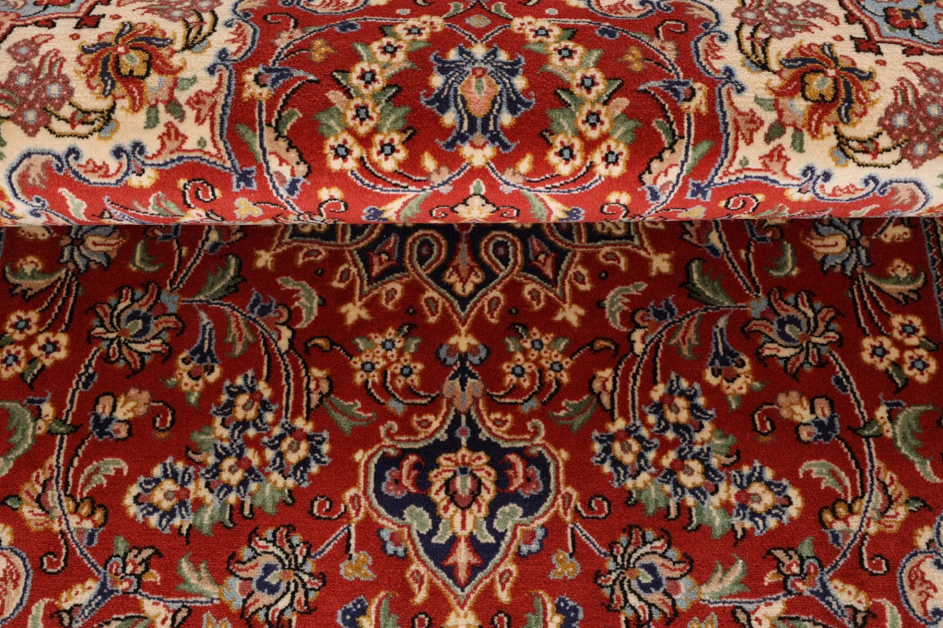 perserteppich-ghom-128-x-194-cm-schurwolle-handgeknupft-15 Qom Persian Rug — hand-knotted, 128 × 194 cm, Wool