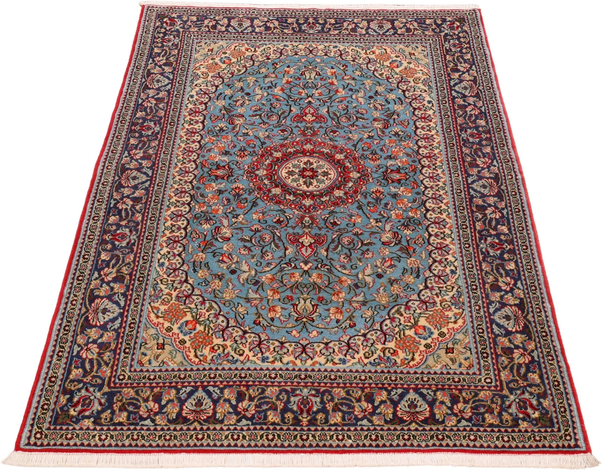 Qom Persian Rug — hand-knotted, 119 × 184 cm, Wool