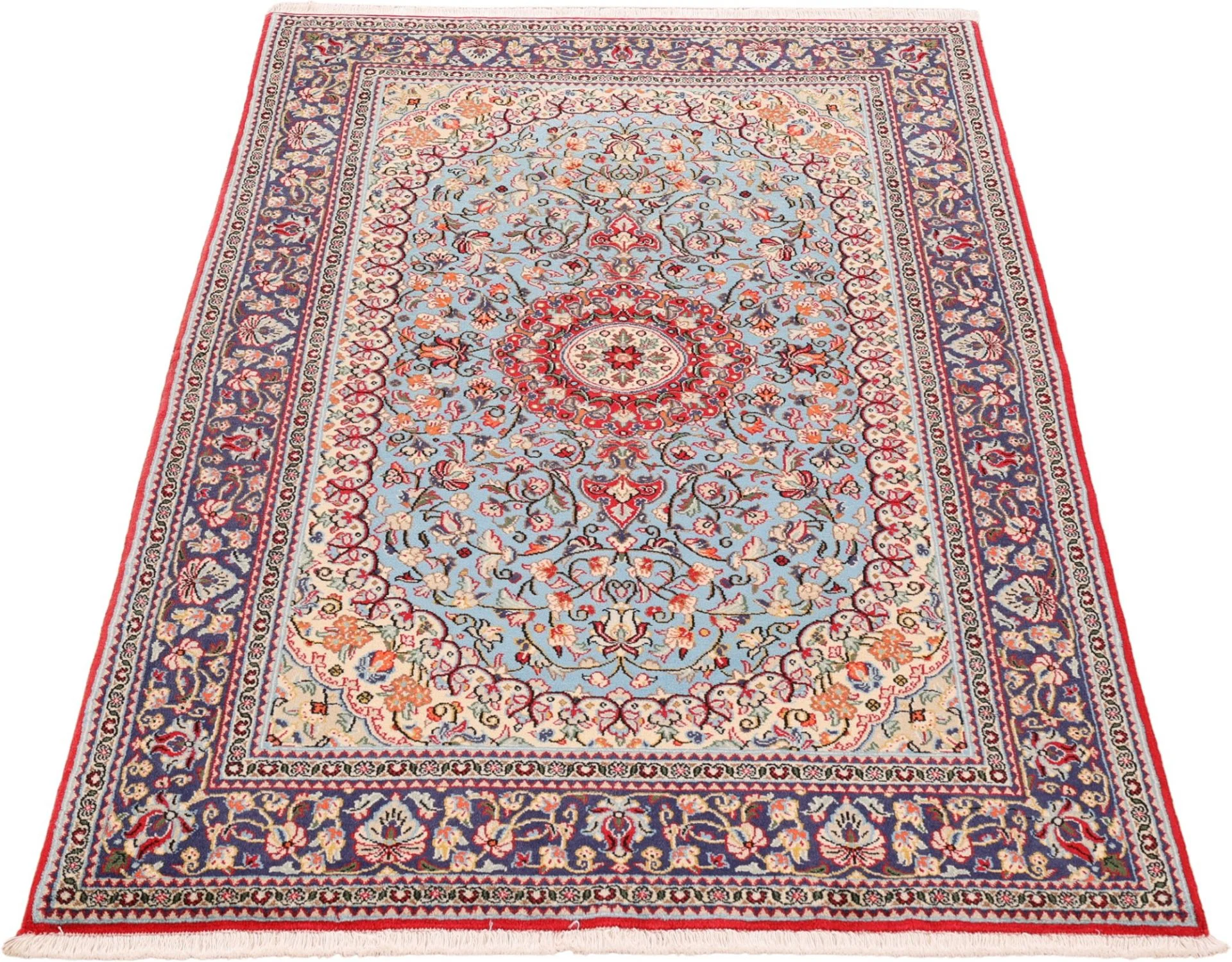 Qom Persian Rug — hand-knotted, 119 × 184 cm, Wool