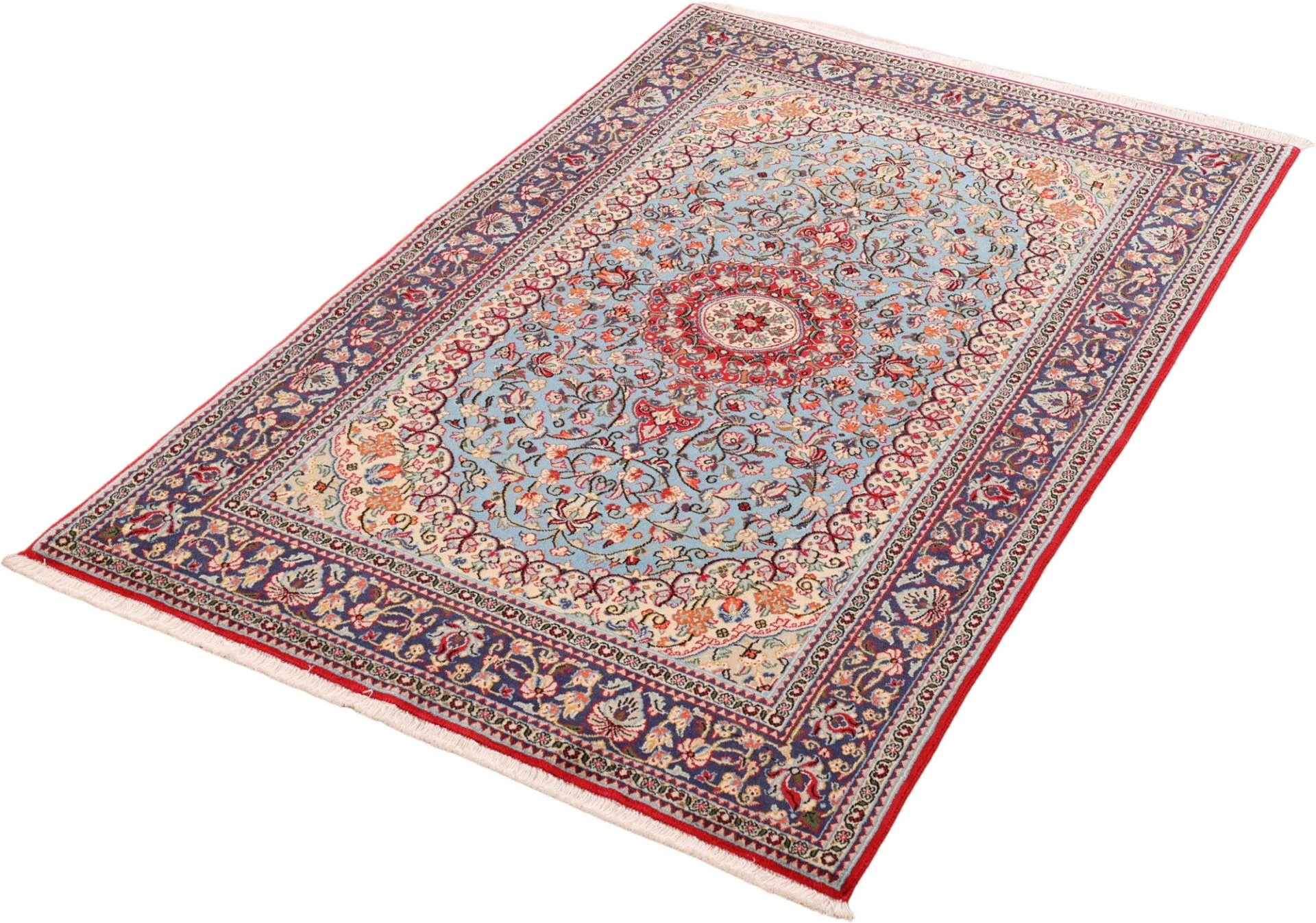 Qom Persian Rug — hand-knotted, 119 × 184 cm, Wool