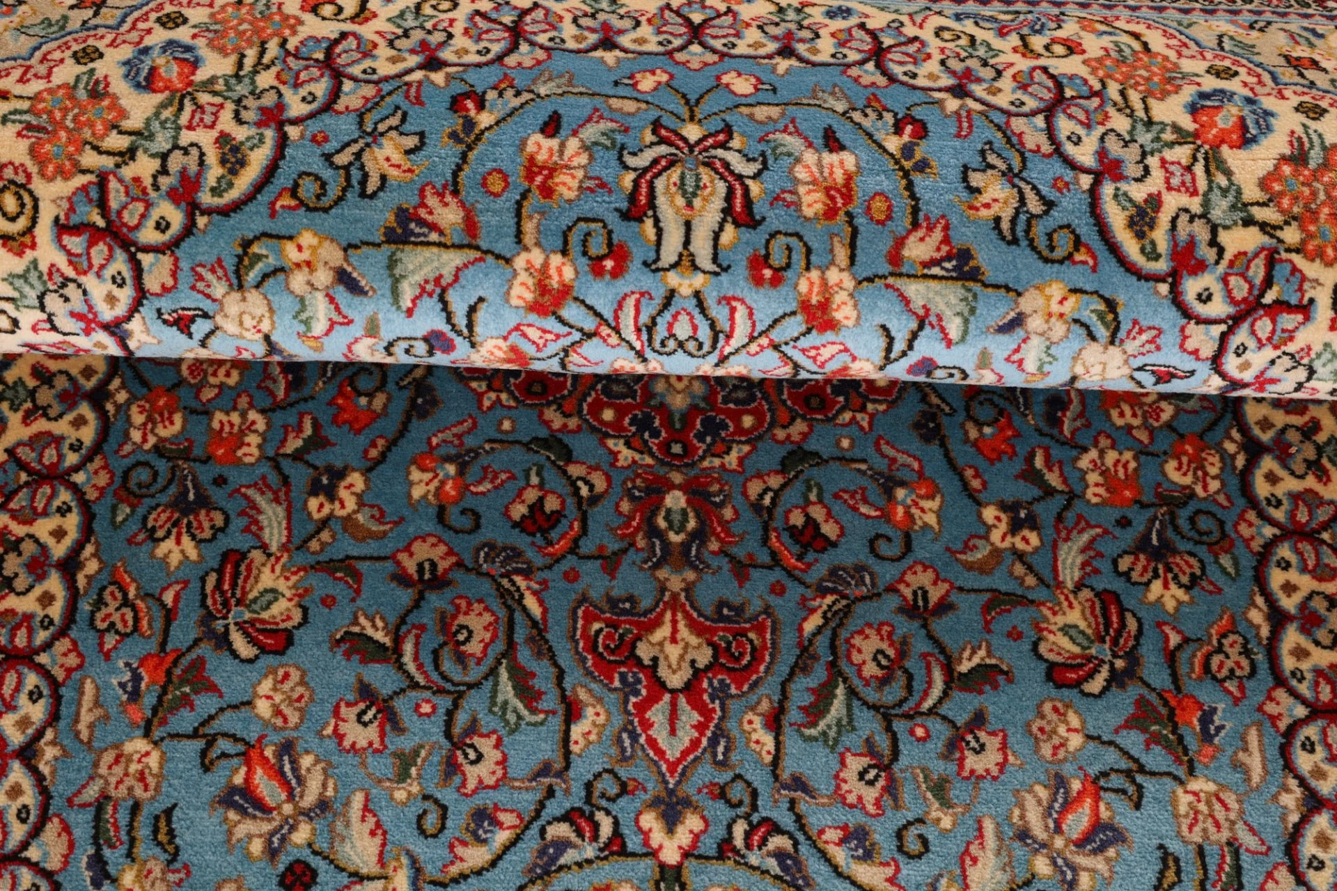 Qom Persian Rug — hand-knotted, 119 × 184 cm, Wool