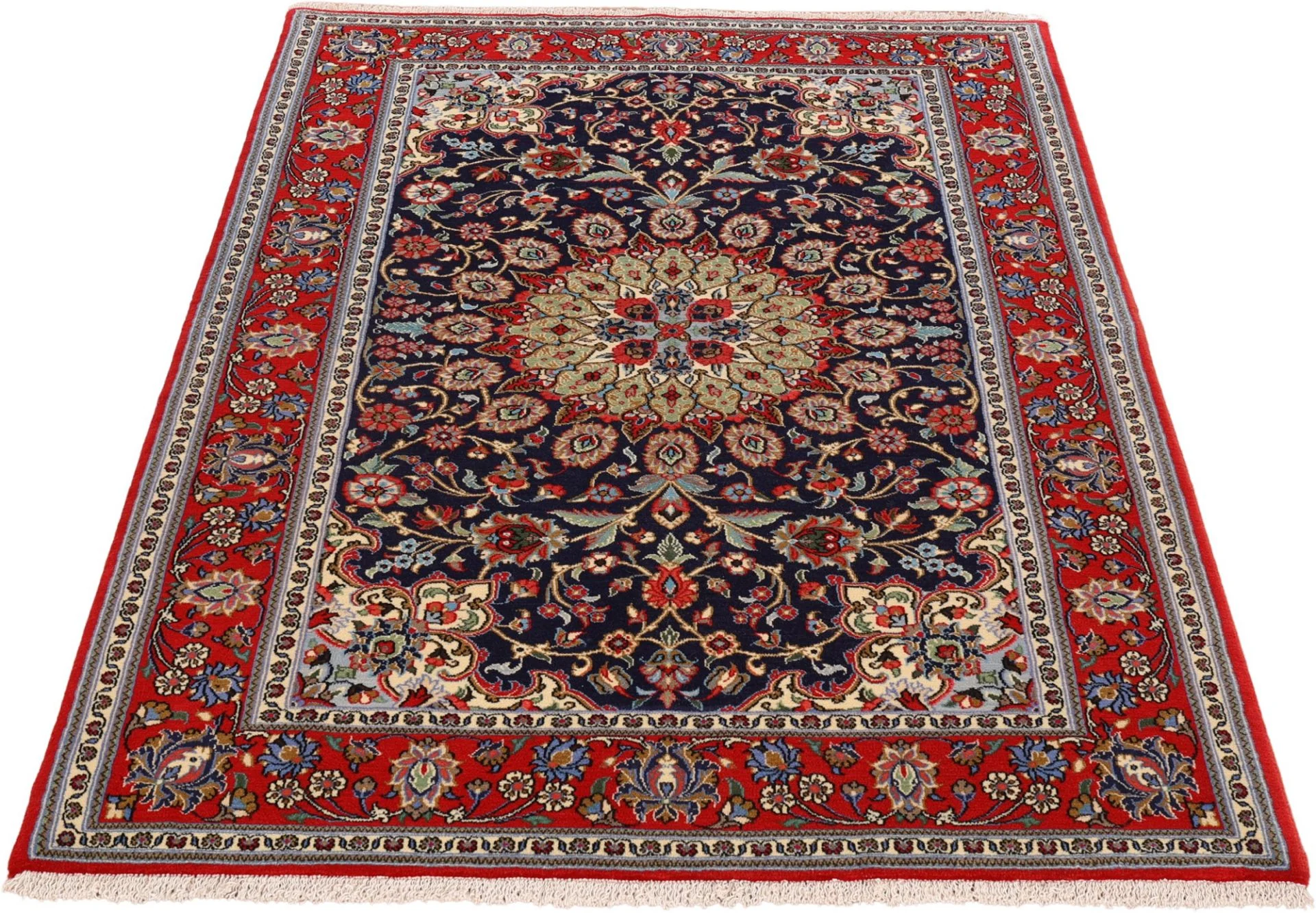 Qom Persian Rug 120 × 186 cm, Wool, hand-knotted