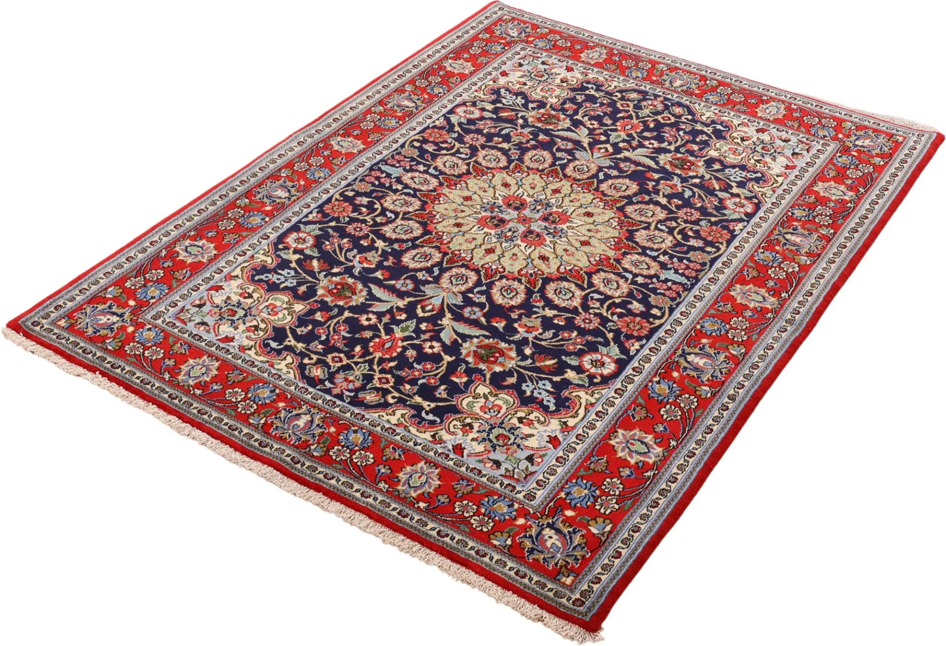 Qom Persian Rug 120 × 186 cm, Wool, hand-knotted
