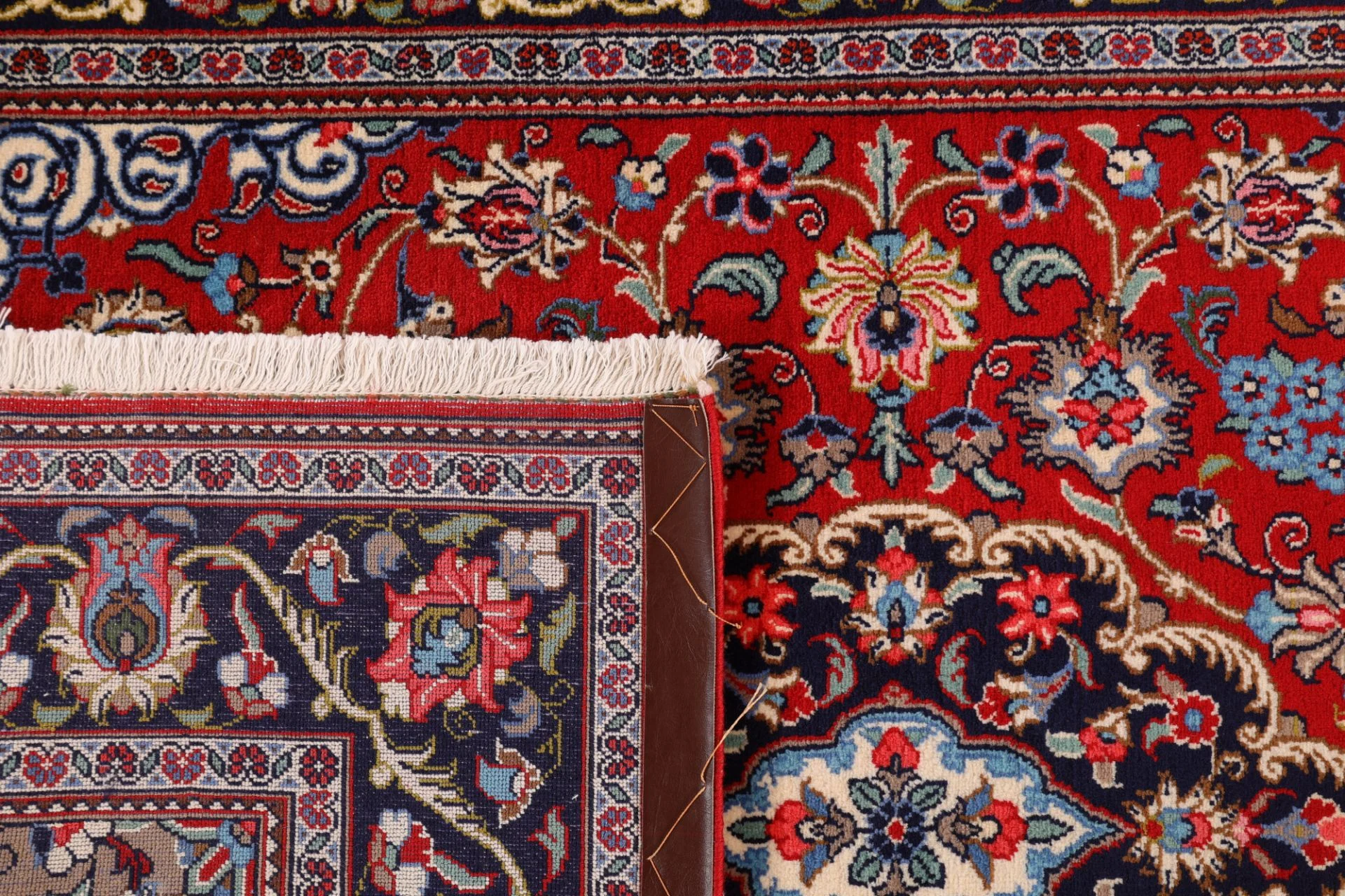 Hand-Knotted Wool Qom Persian Rug, 133 × 201 cm