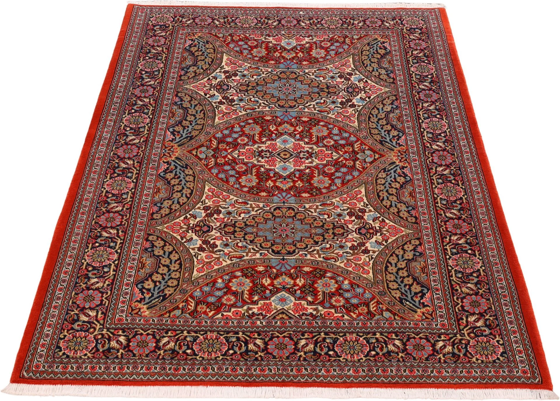perserteppich-ghom-138-x-200-cm-schurwolle-handgeknupft-7 Hand-Knotted Wool Qom Persian Rug, 138 × 200 cm