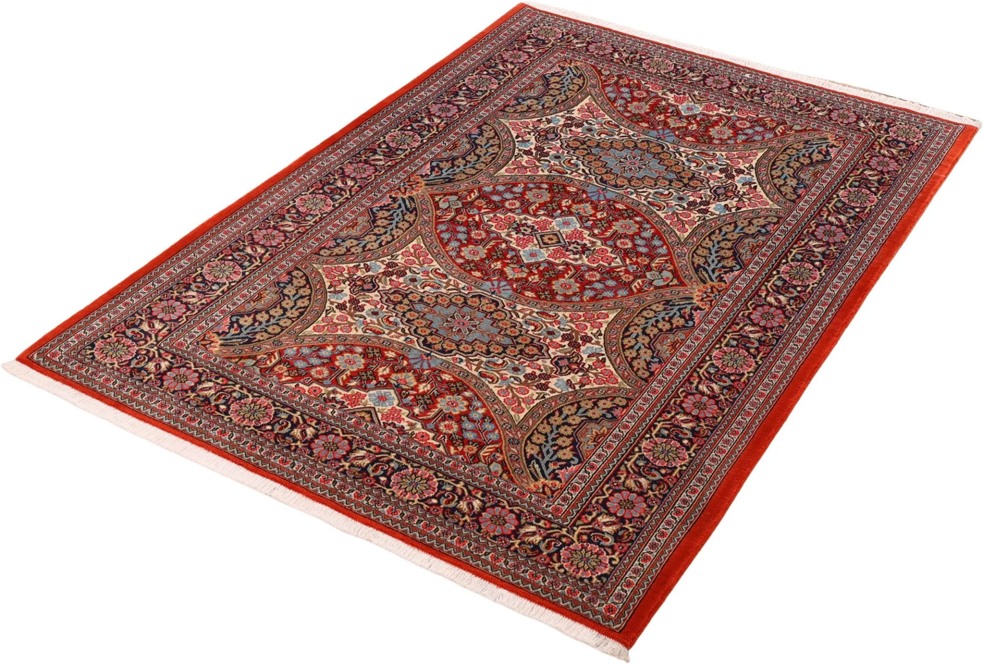 perserteppich-ghom-138-x-200-cm-schurwolle-handgeknupft-12 Hand-Knotted Wool Qom Persian Rug, 138 × 200 cm