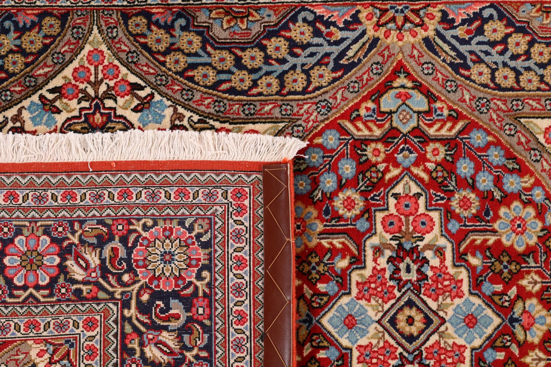 perserteppich-ghom-138-x-200-cm-schurwolle-handgeknupft-14 Hand-Knotted Wool Qom Persian Rug, 138 × 200 cm