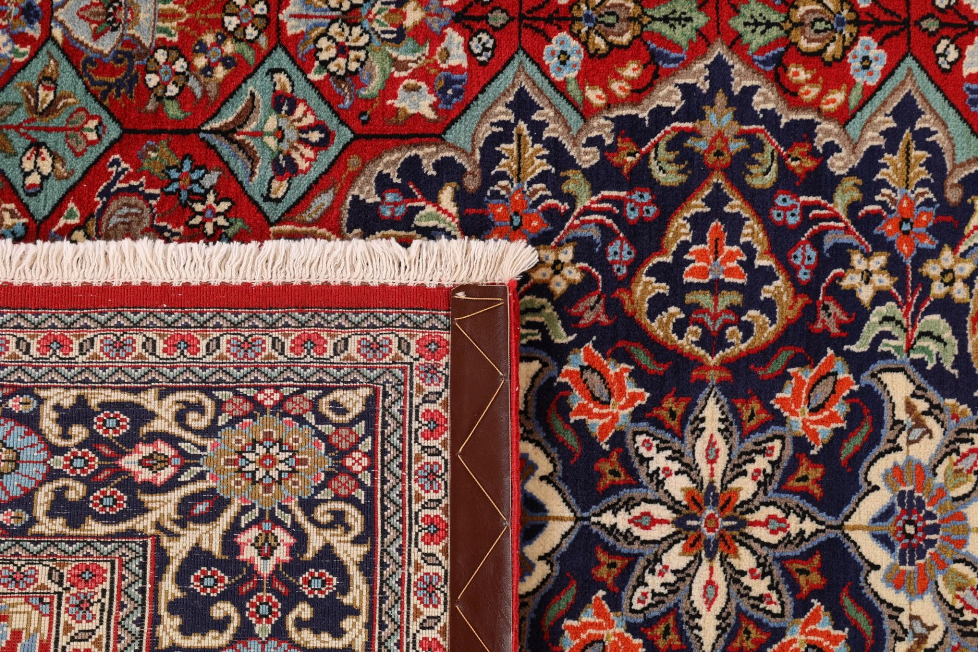 Qom Persian Rug 137 × 185 cm, Wool, hand-knotted