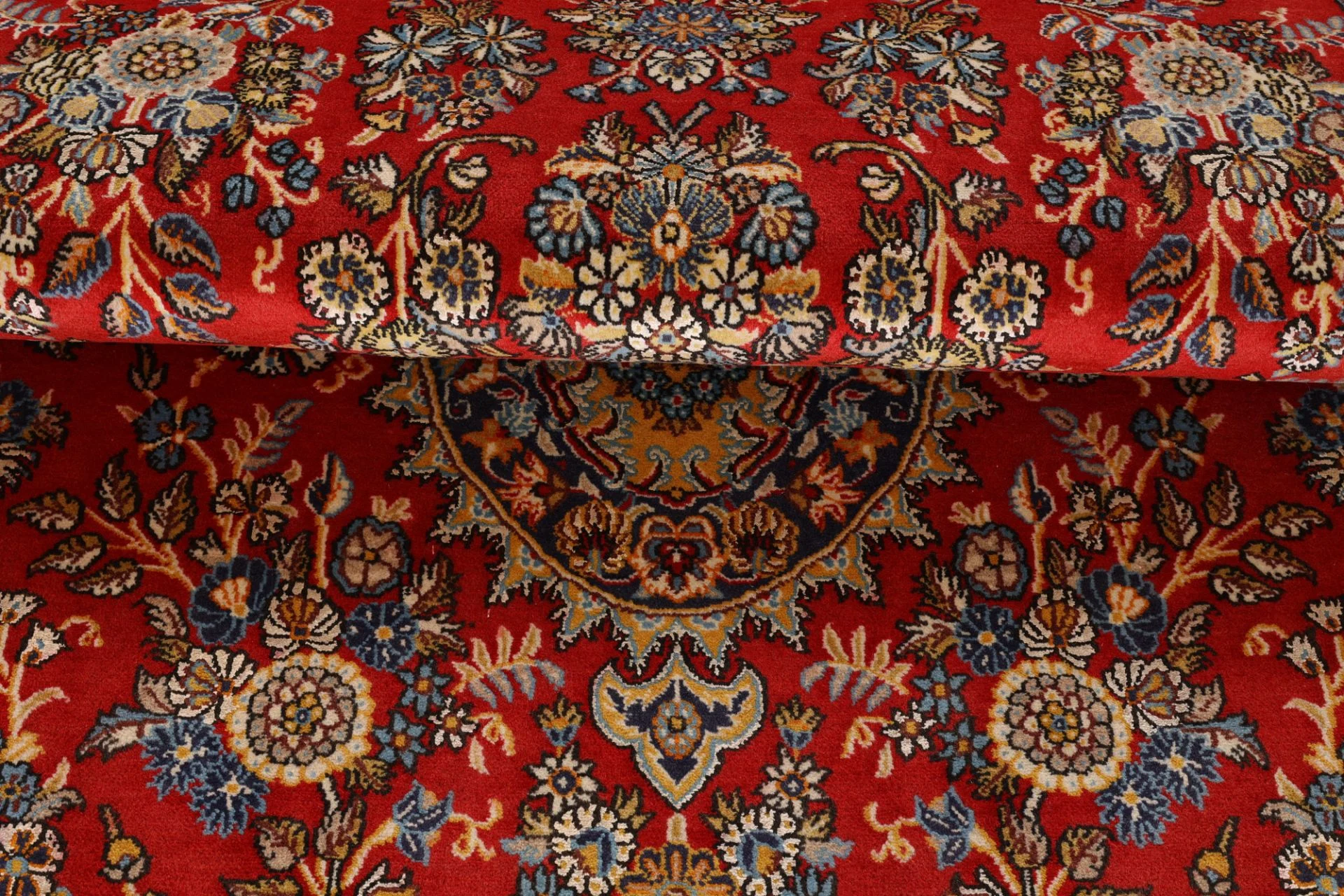 Qom Persian Rug — hand-knotted, 144 × 216 cm, Wool