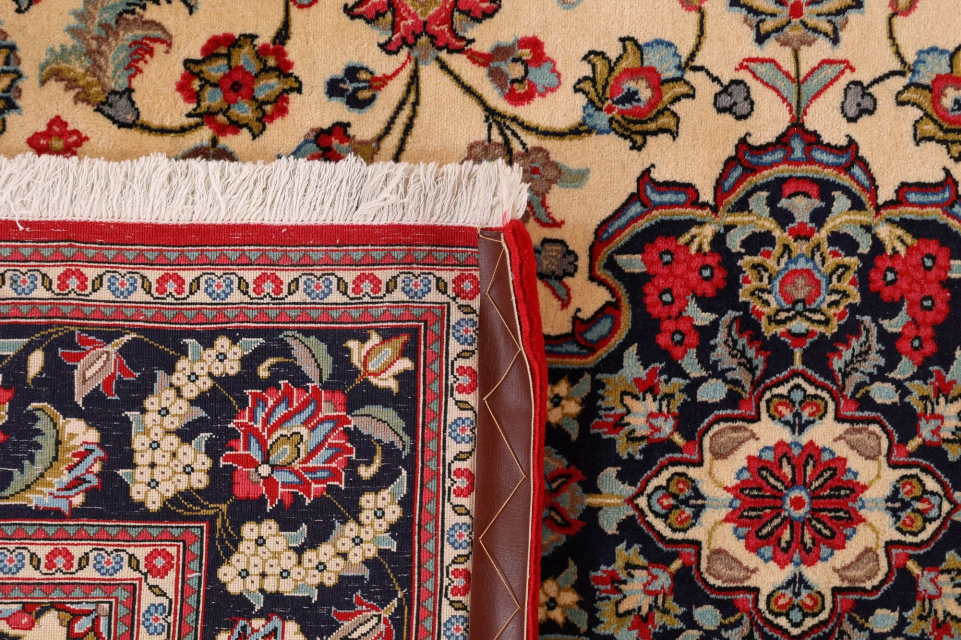 Qom Persian Rug — hand-knotted, 147 × 215 cm, Wool