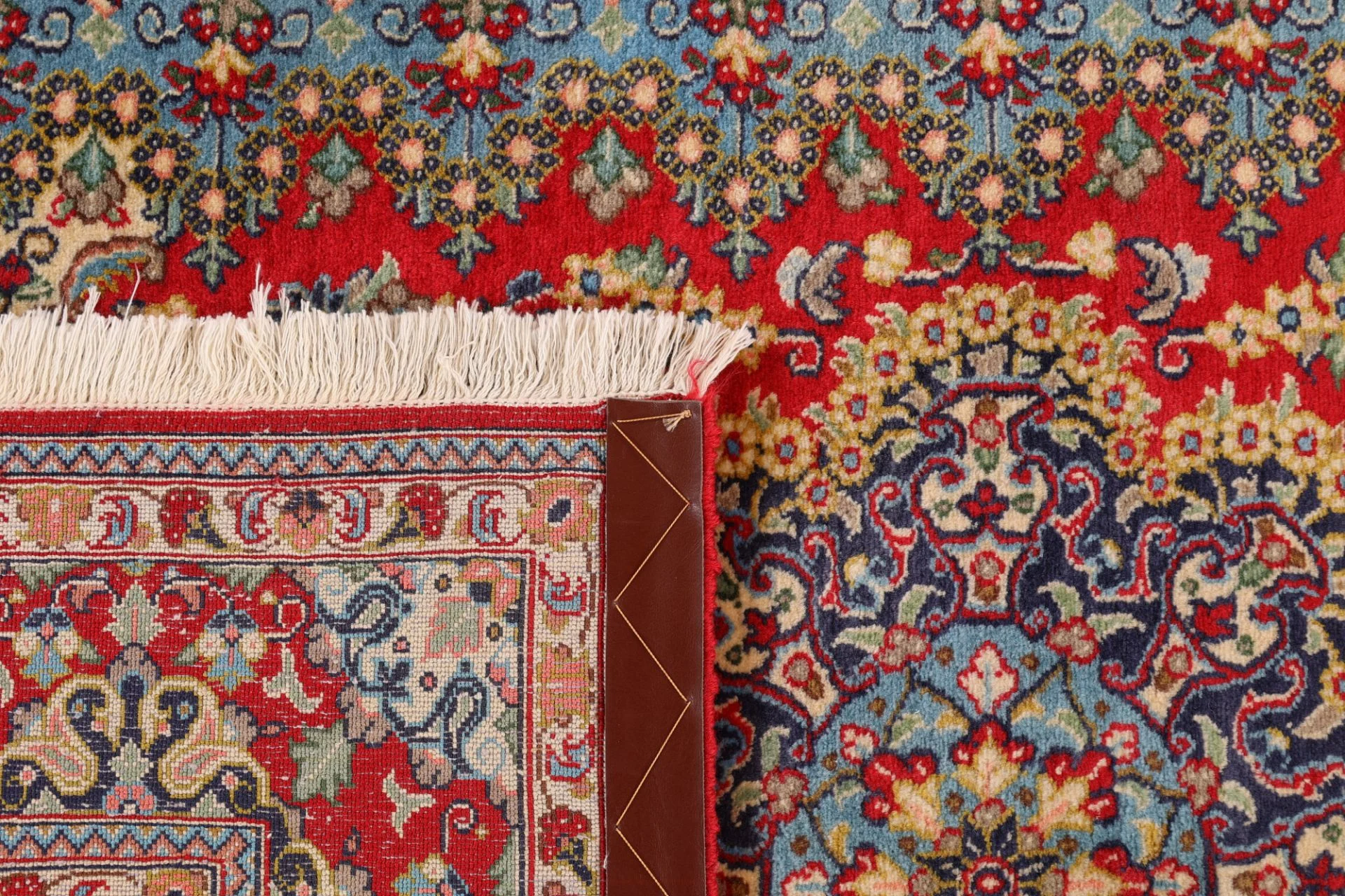 Hand-Knotted Wool Qom Persian Rug, 122 × 182 cm