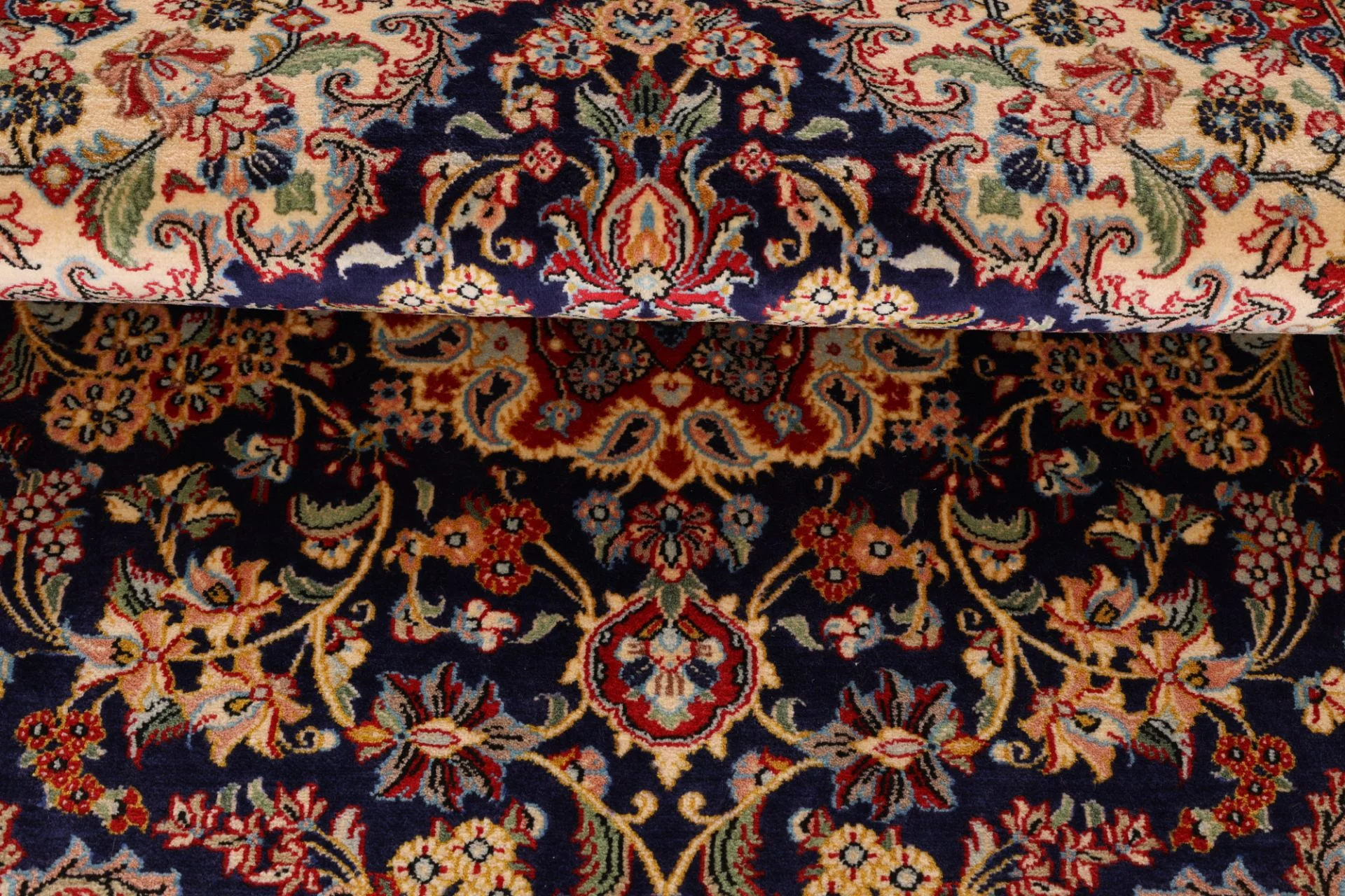 Qom Persian Rug 122 × 178 cm, Wool, hand-knotted