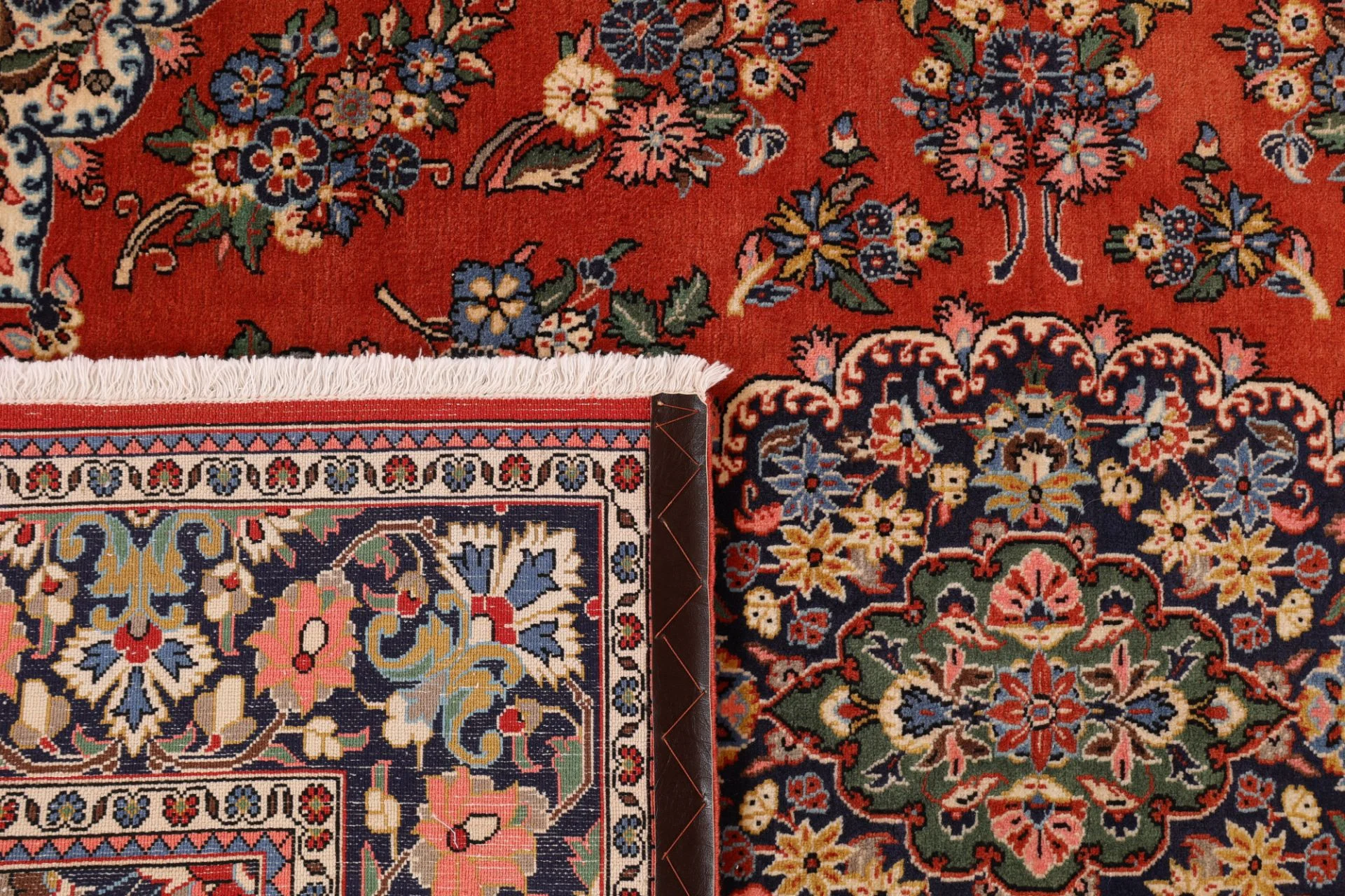 Qom Persian Rug 136 × 204 cm, Wool, hand-knotted