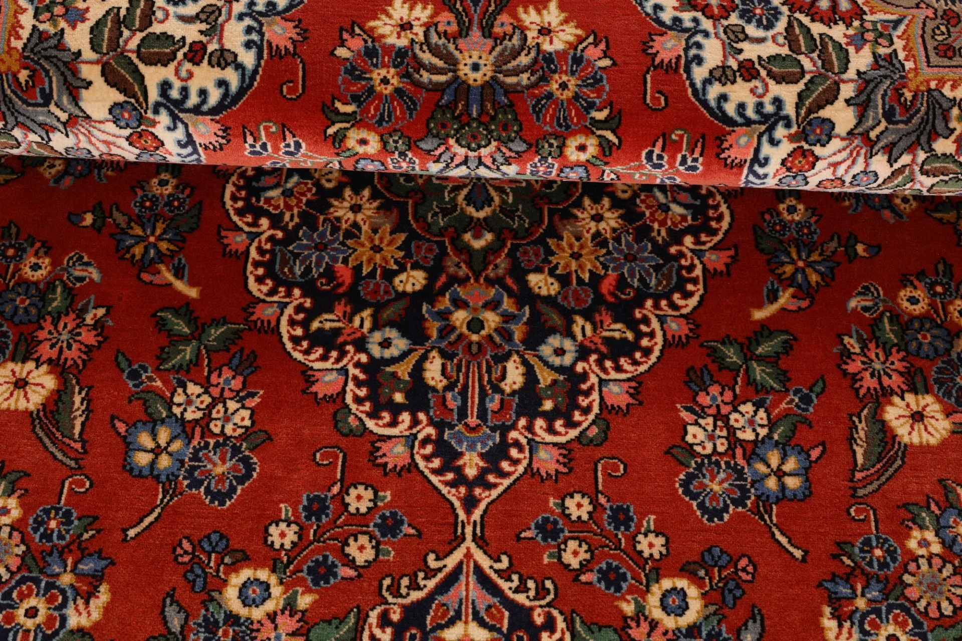Qom Persian Rug 136 × 204 cm, Wool, hand-knotted