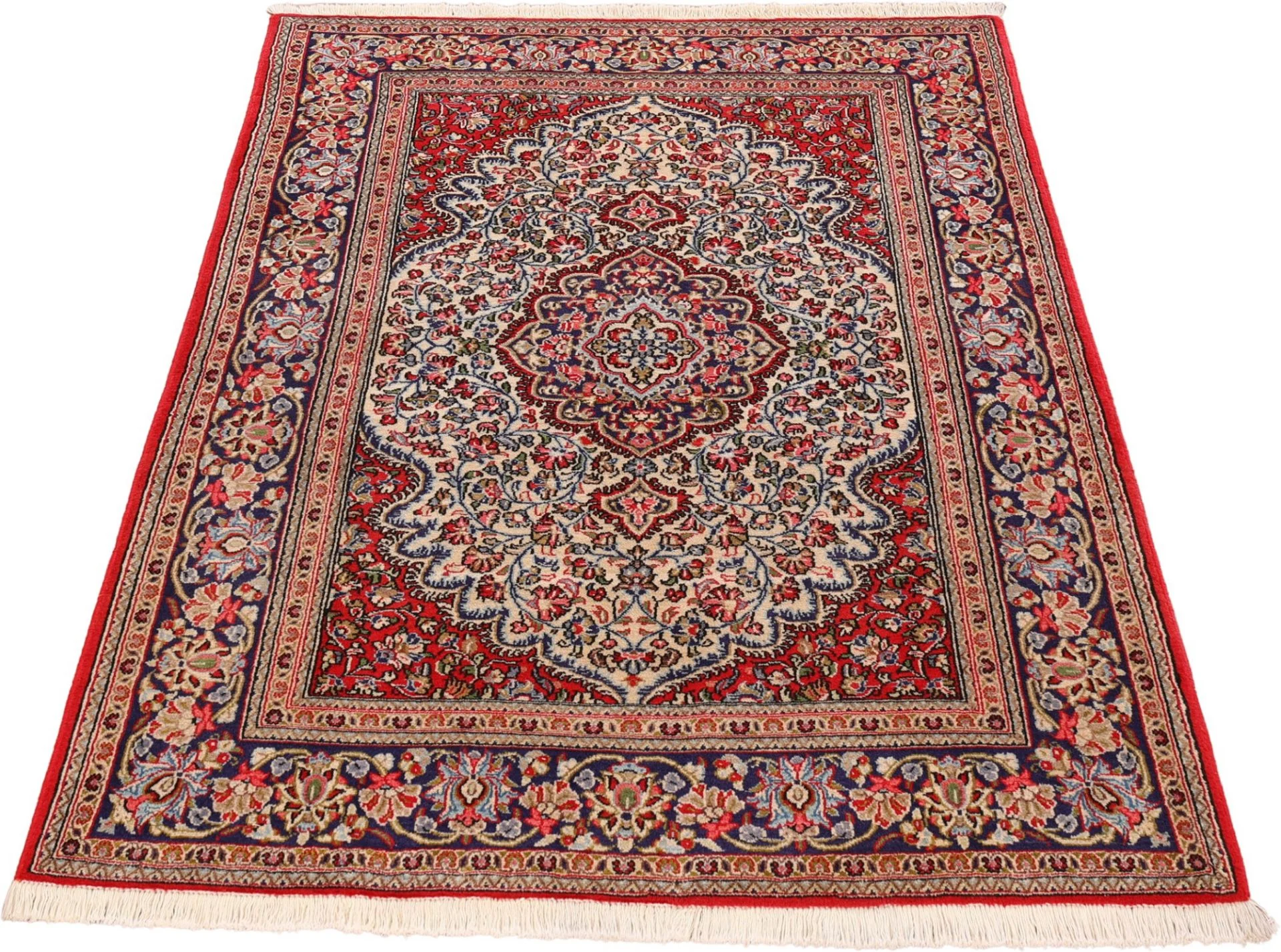Qom Persian Rug 121 × 175 cm, Wool, hand-knotted