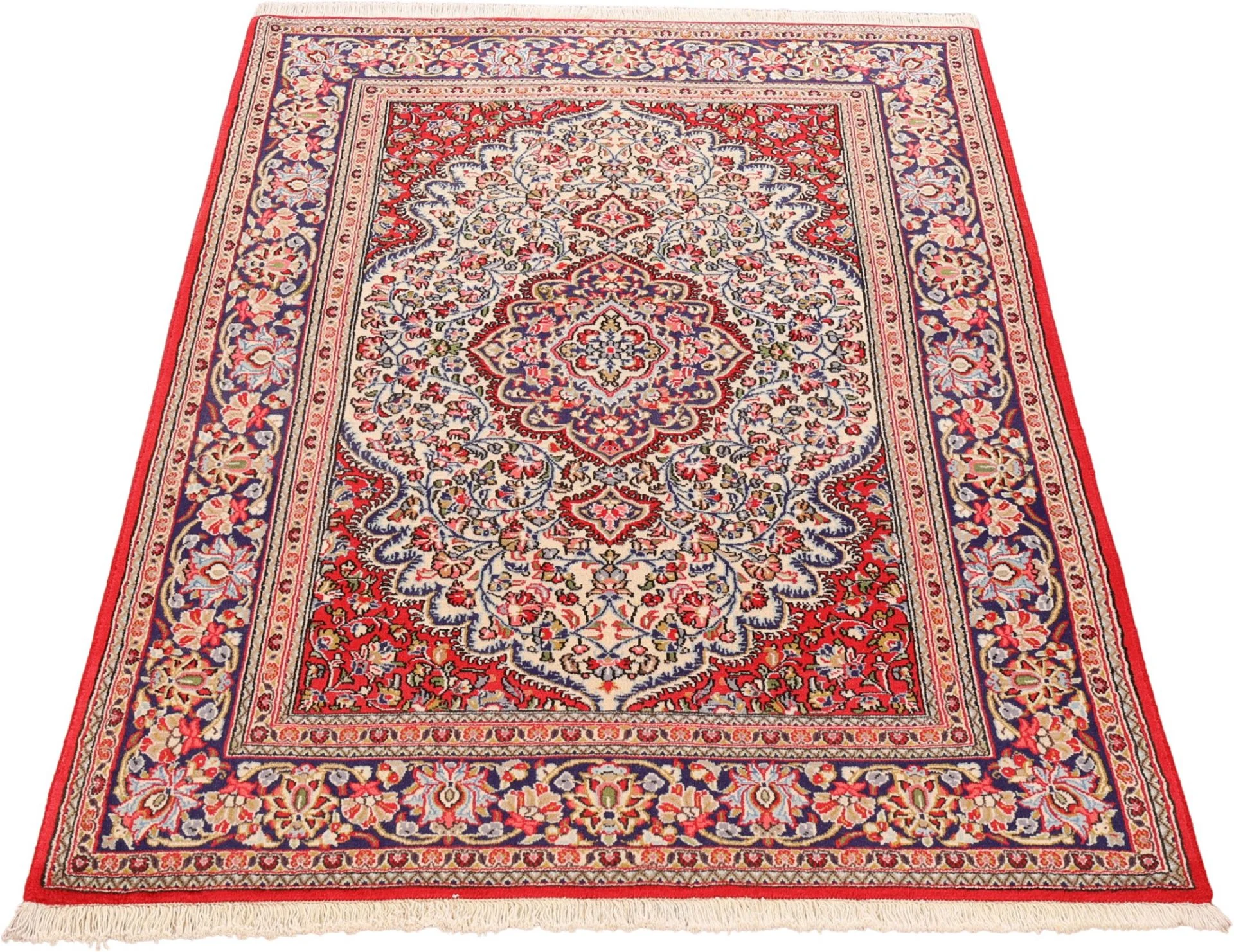 Qom Persian Rug 121 × 175 cm, Wool, hand-knotted