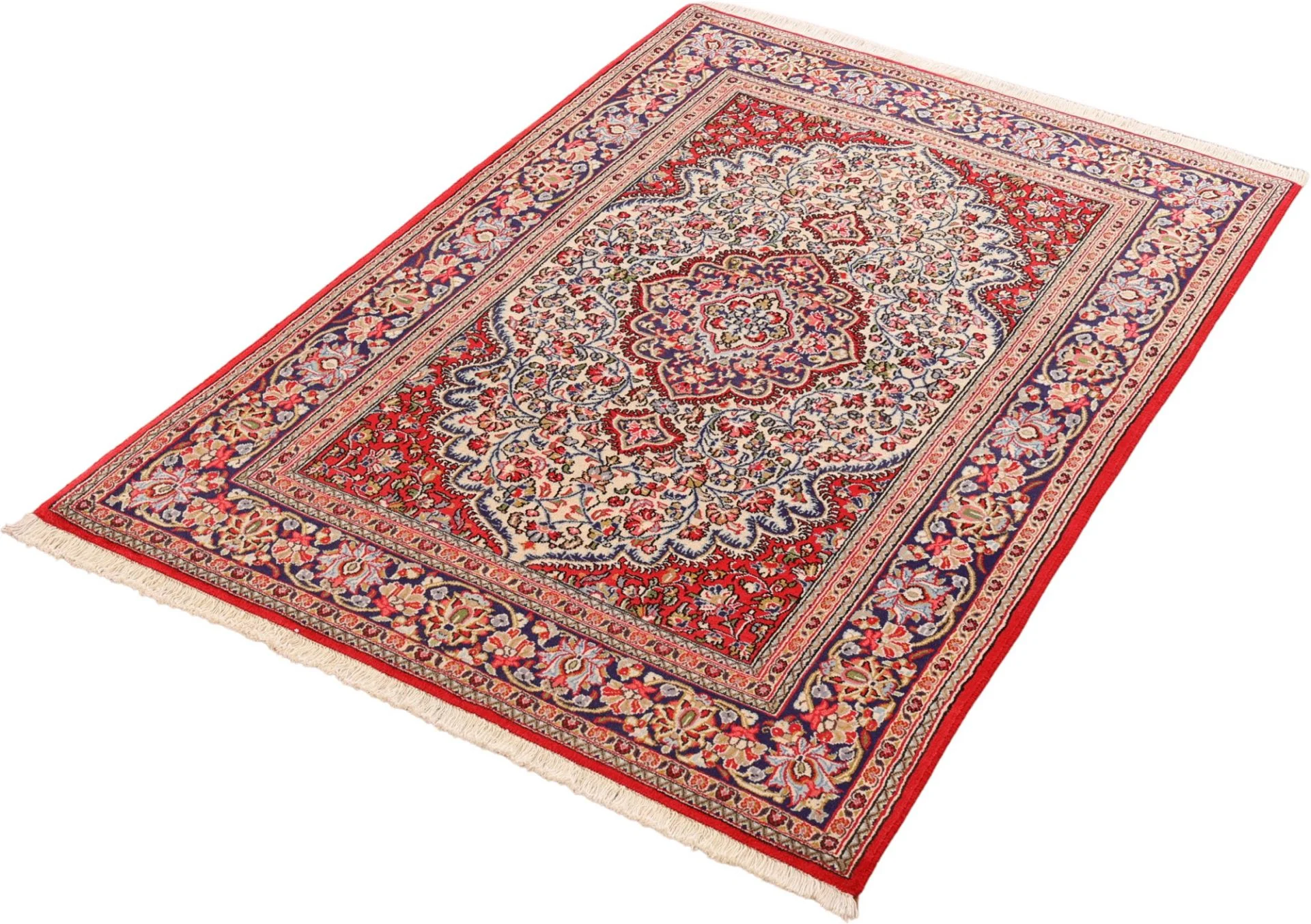 Qom Persian Rug 121 × 175 cm, Wool, hand-knotted