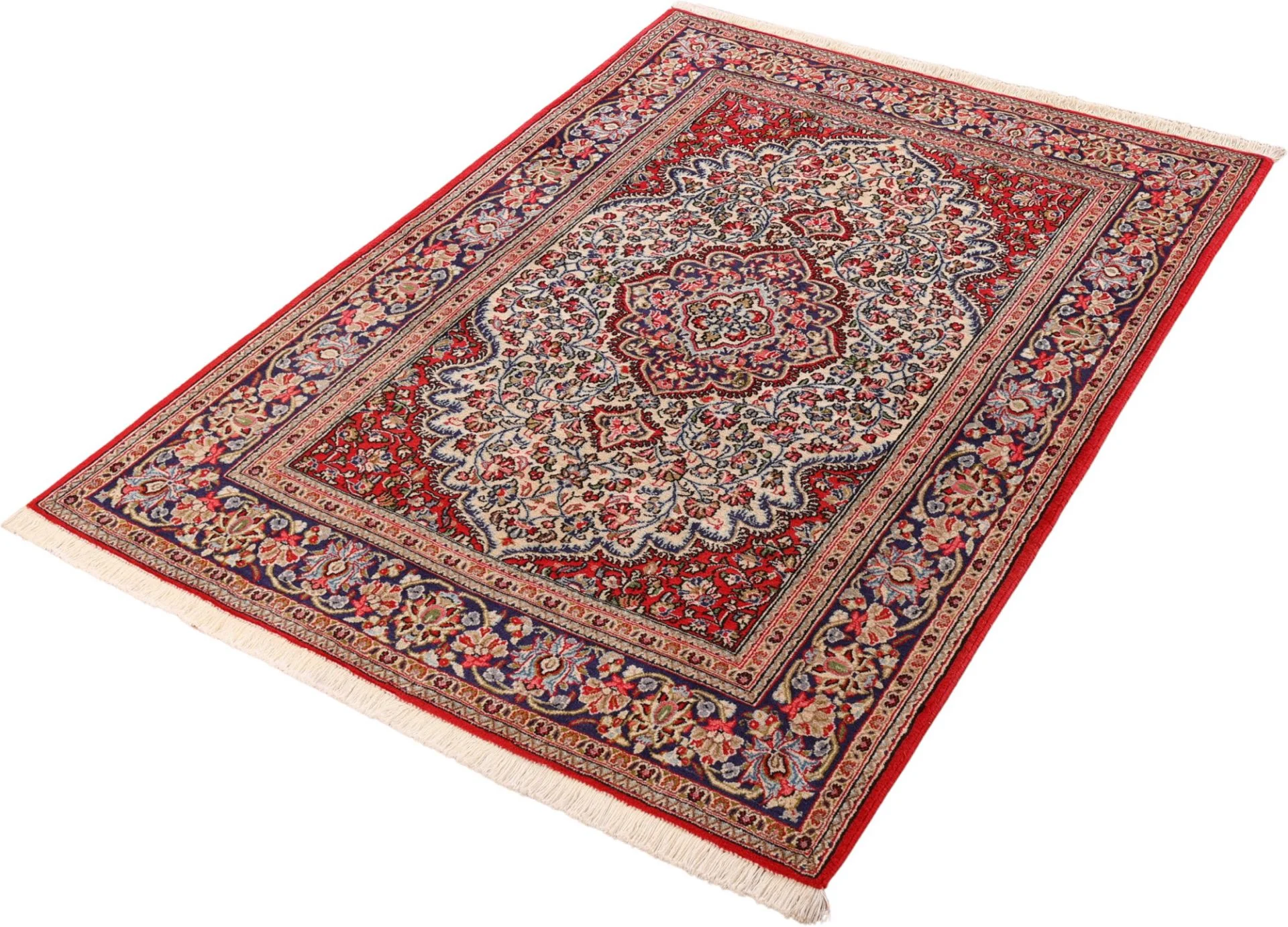 Qom Persian Rug 121 × 175 cm, Wool, hand-knotted