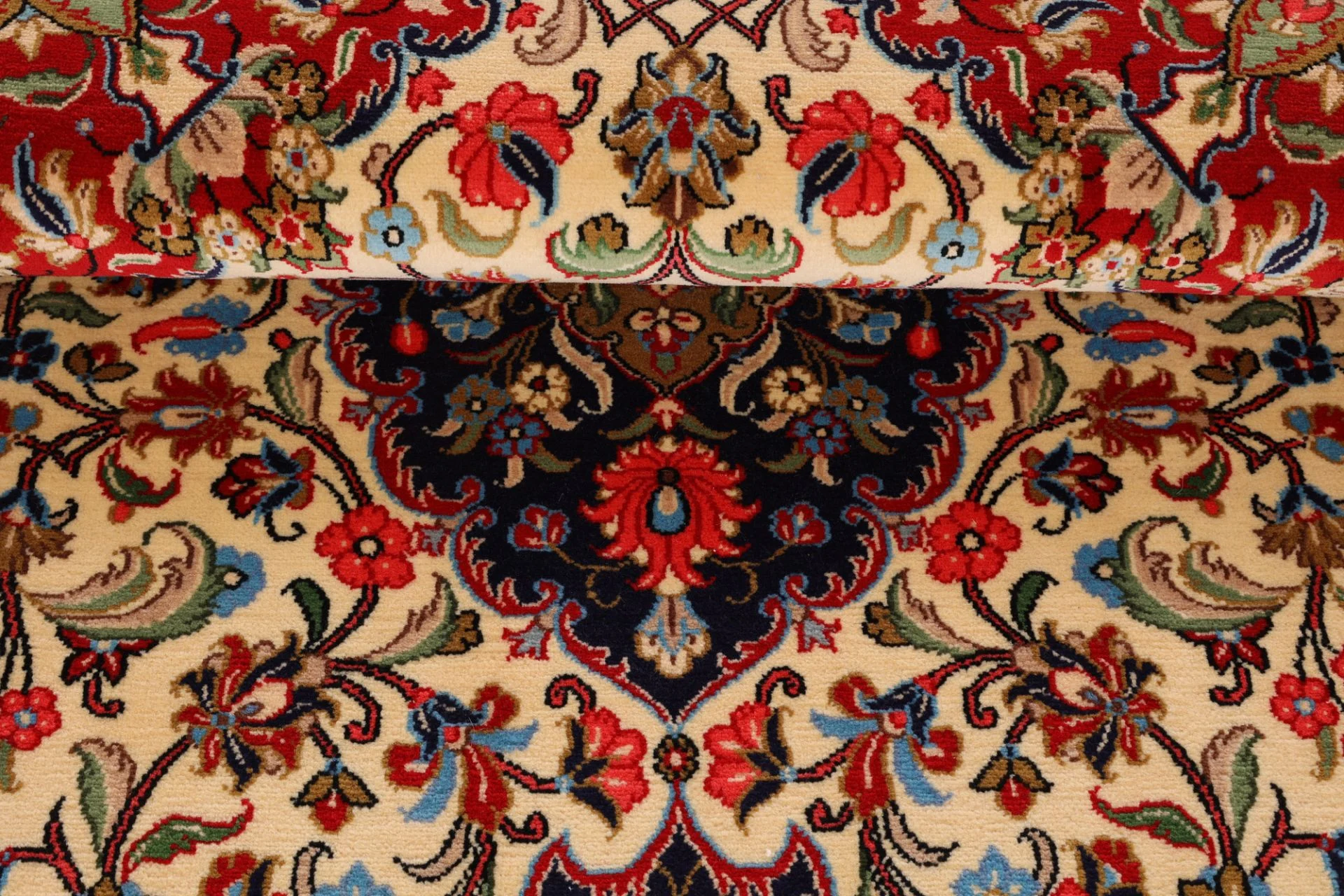 Qom Persian Rug 132 × 203 cm, Wool, hand-knotted