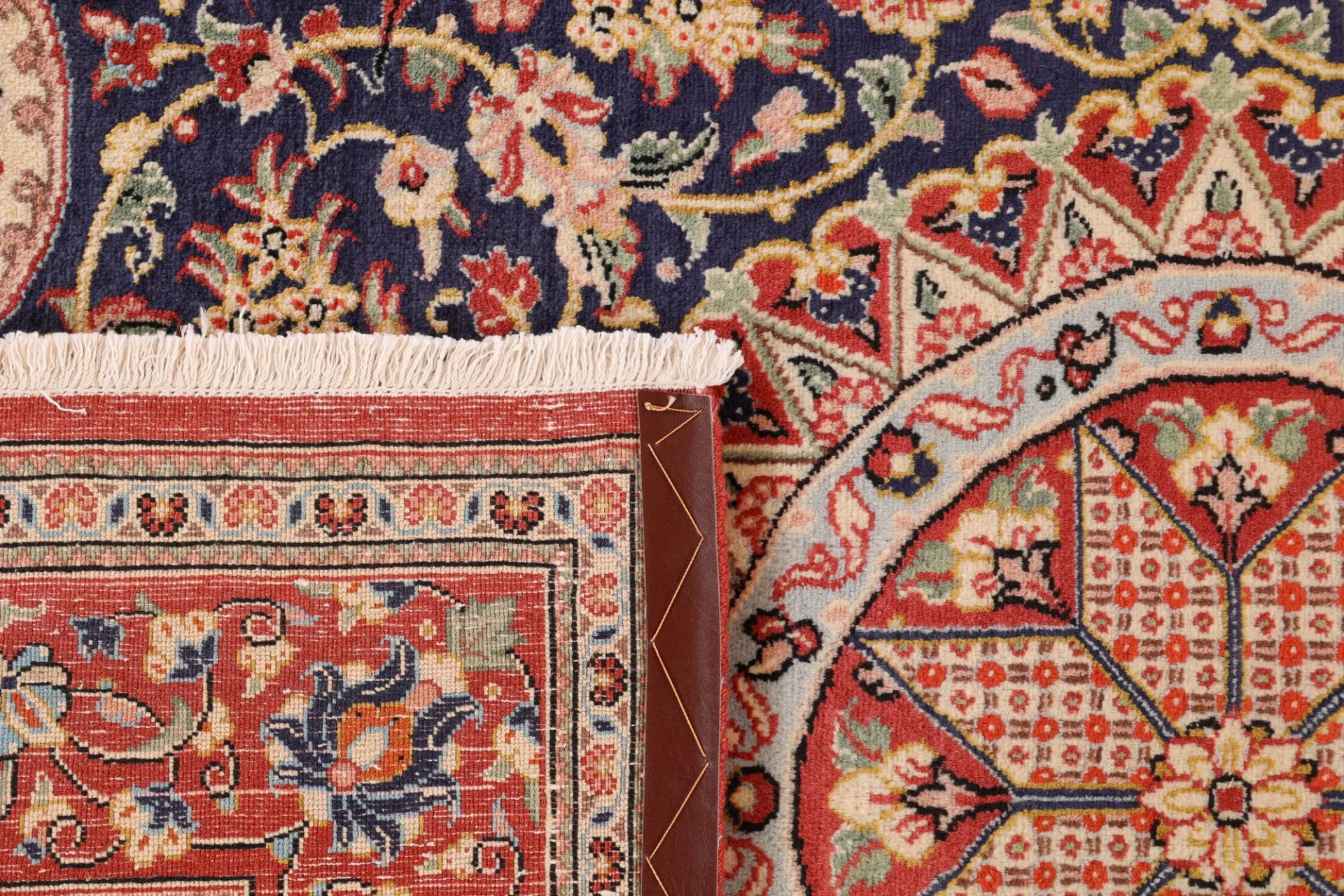perserteppich-ghom-131-x-197-cm-schurwolle-handgeknupft-6 Hand-Knotted Wool Qom Persian Rug, 131 × 197 cm