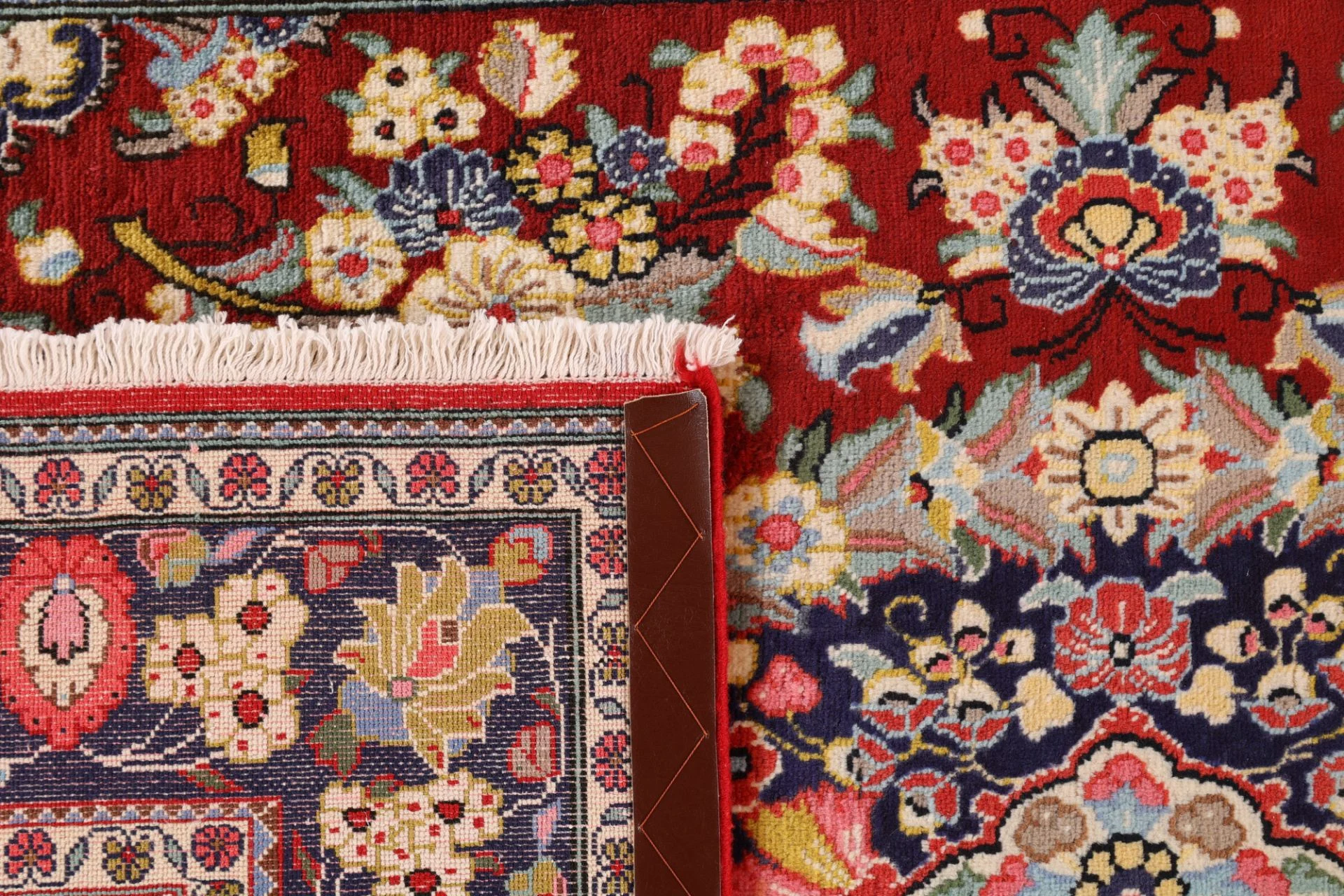 Qom Persian Rug — hand-knotted, 132 × 206 cm, Wool