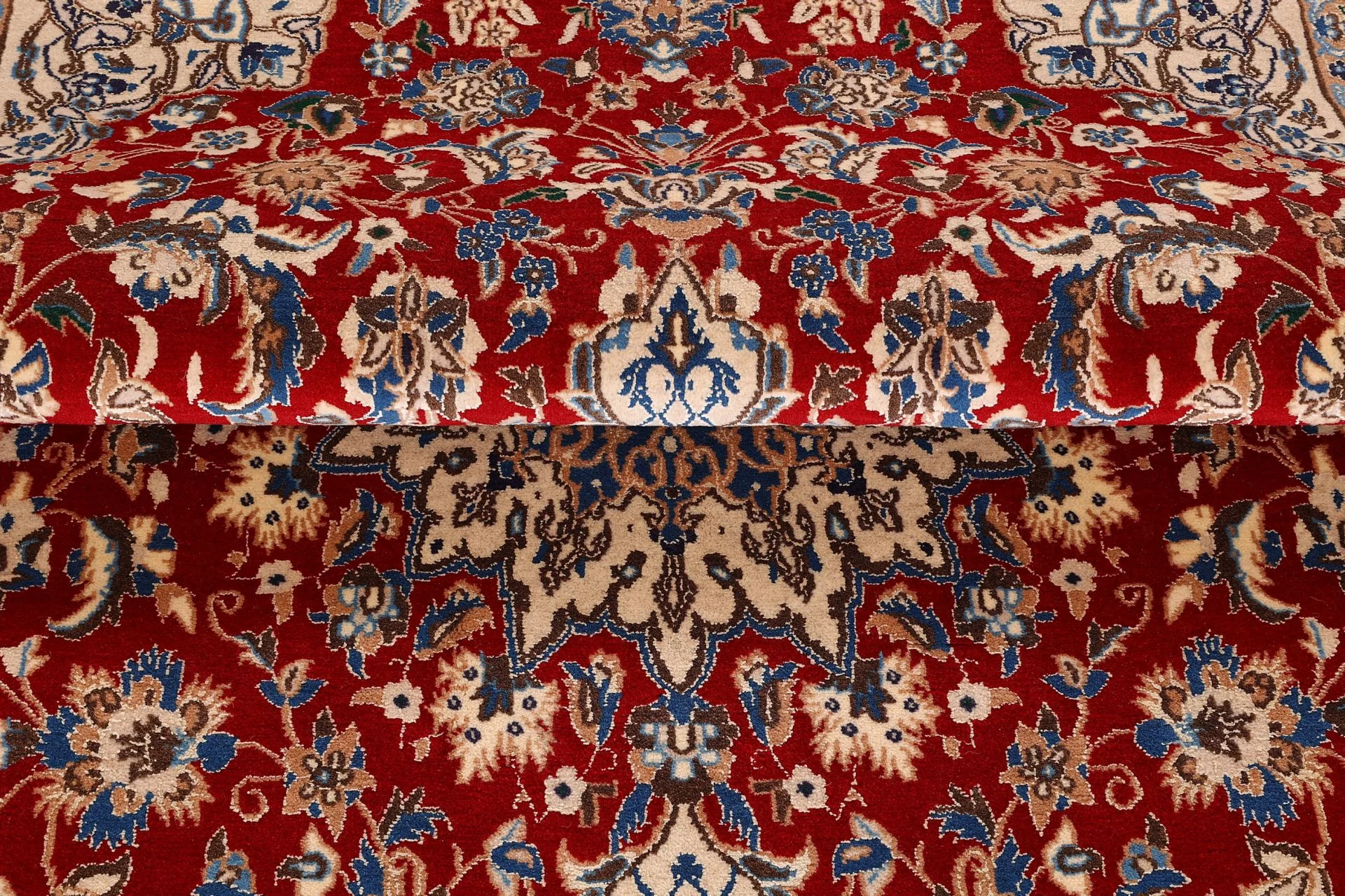 Hand-Knotted Wool Nain Persian Rug, 130 × 215 cm