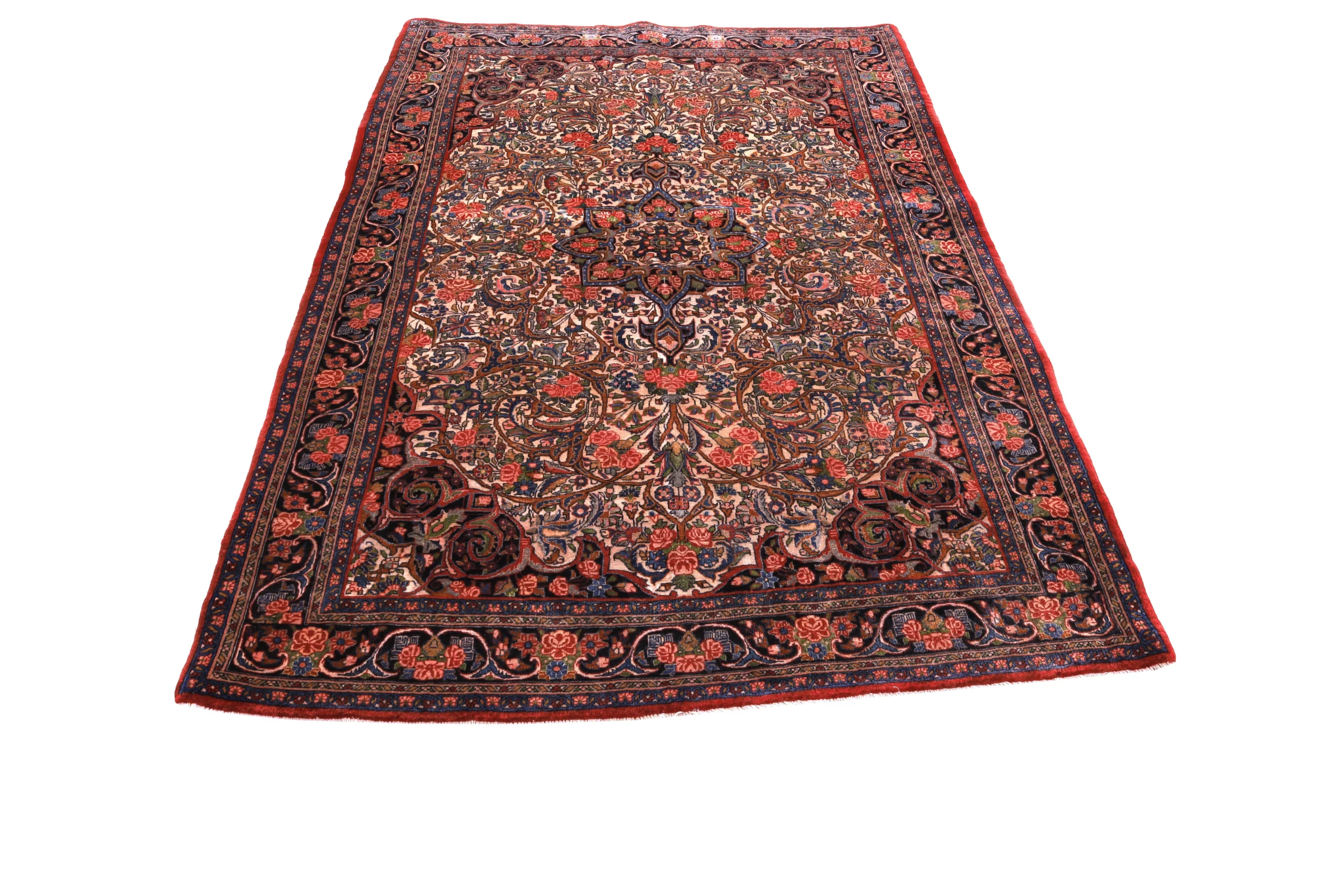 Bijar Persian Rug — hand-knotted, 217 × 146 cm, Wool