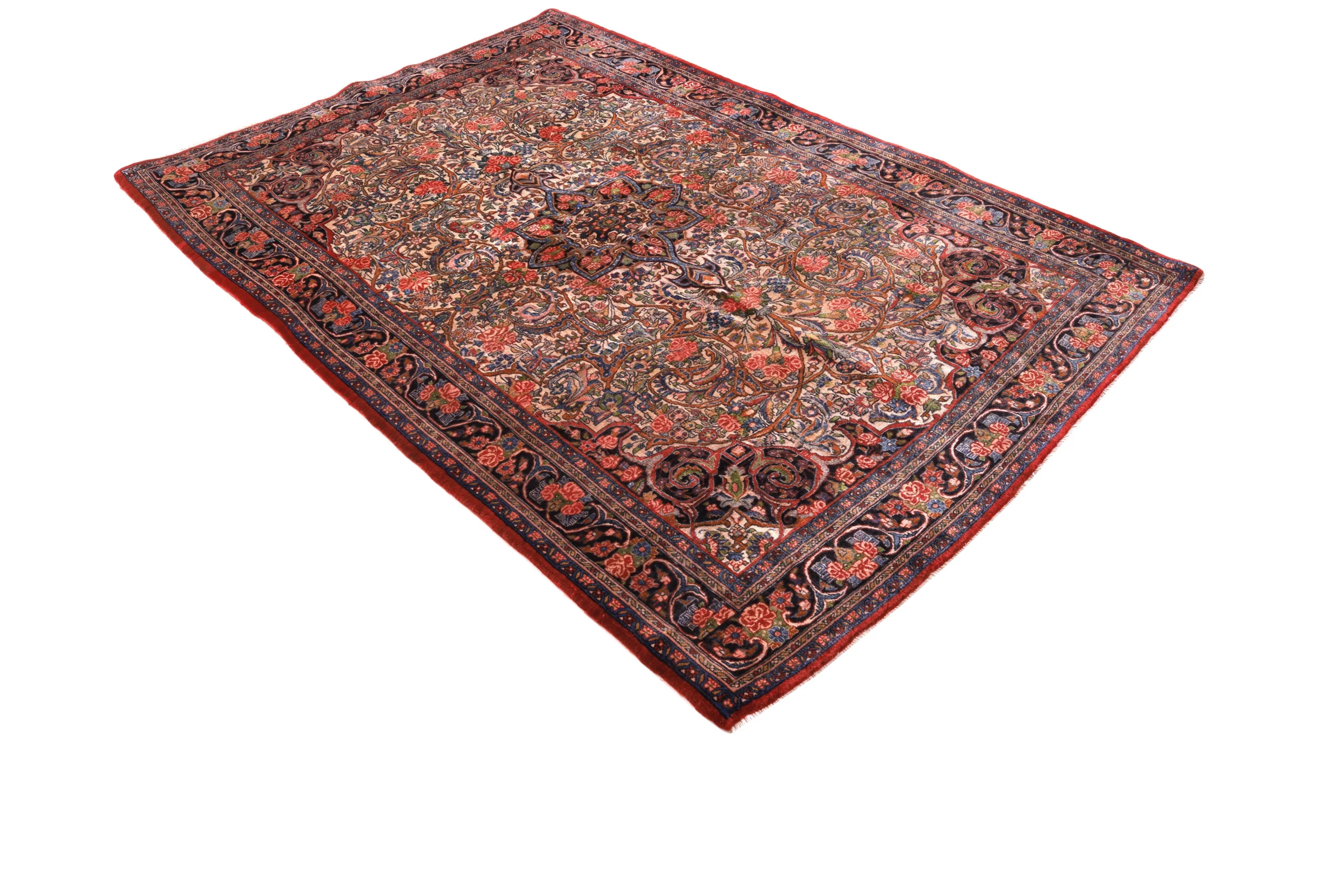 Bijar Persian Rug — hand-knotted, 217 × 146 cm, Wool