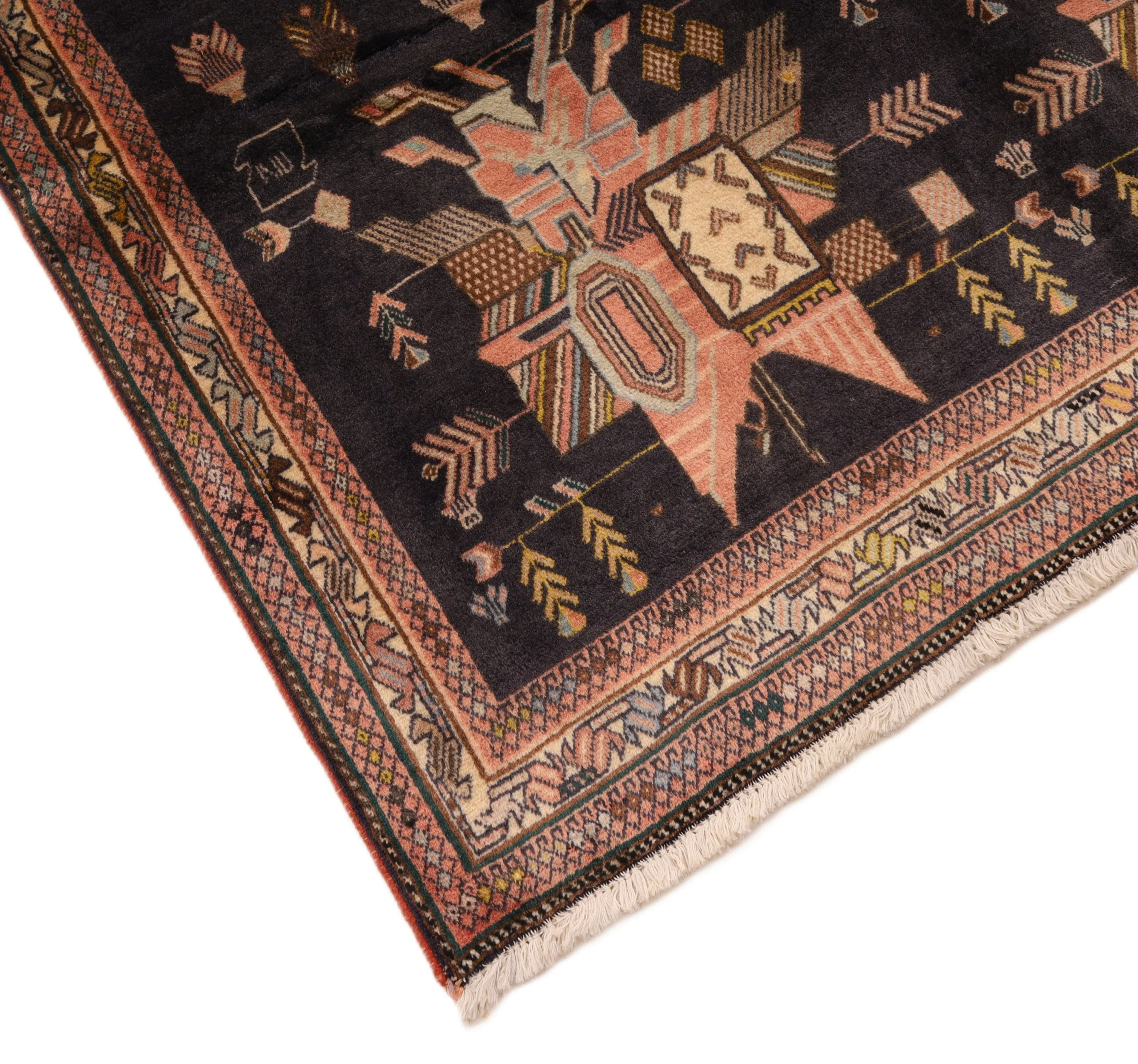 Persian Rug — hand-knotted, 166 × 128 cm, Wool