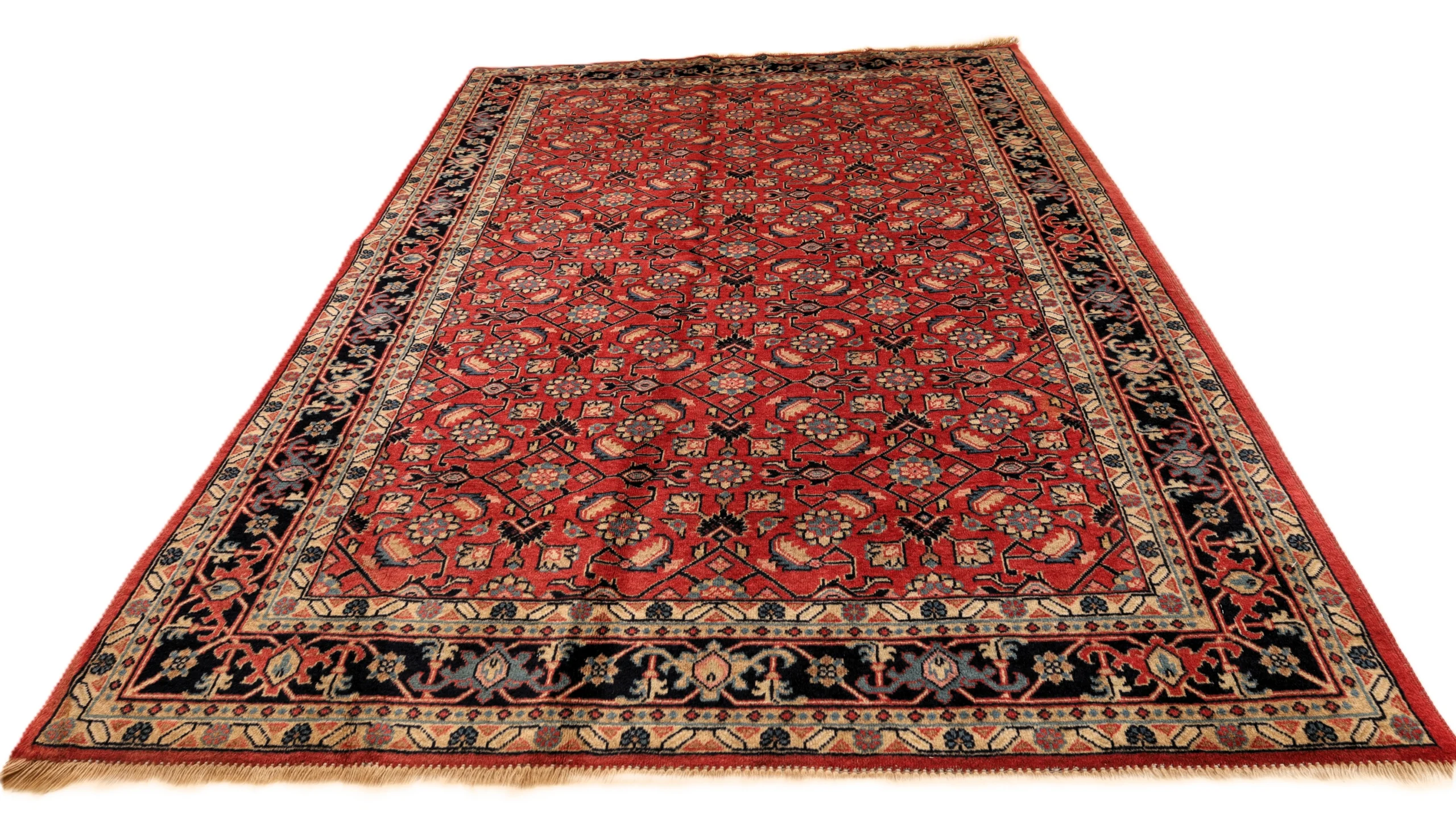Persian Rug — hand-knotted, 175 × 119 cm, Wool