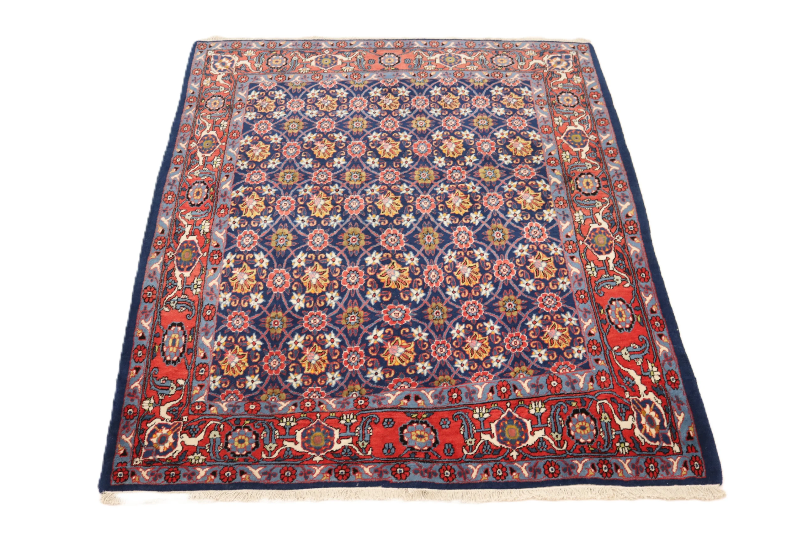 Persian Rug 197 × 162 cm, Wool, hand-knotted