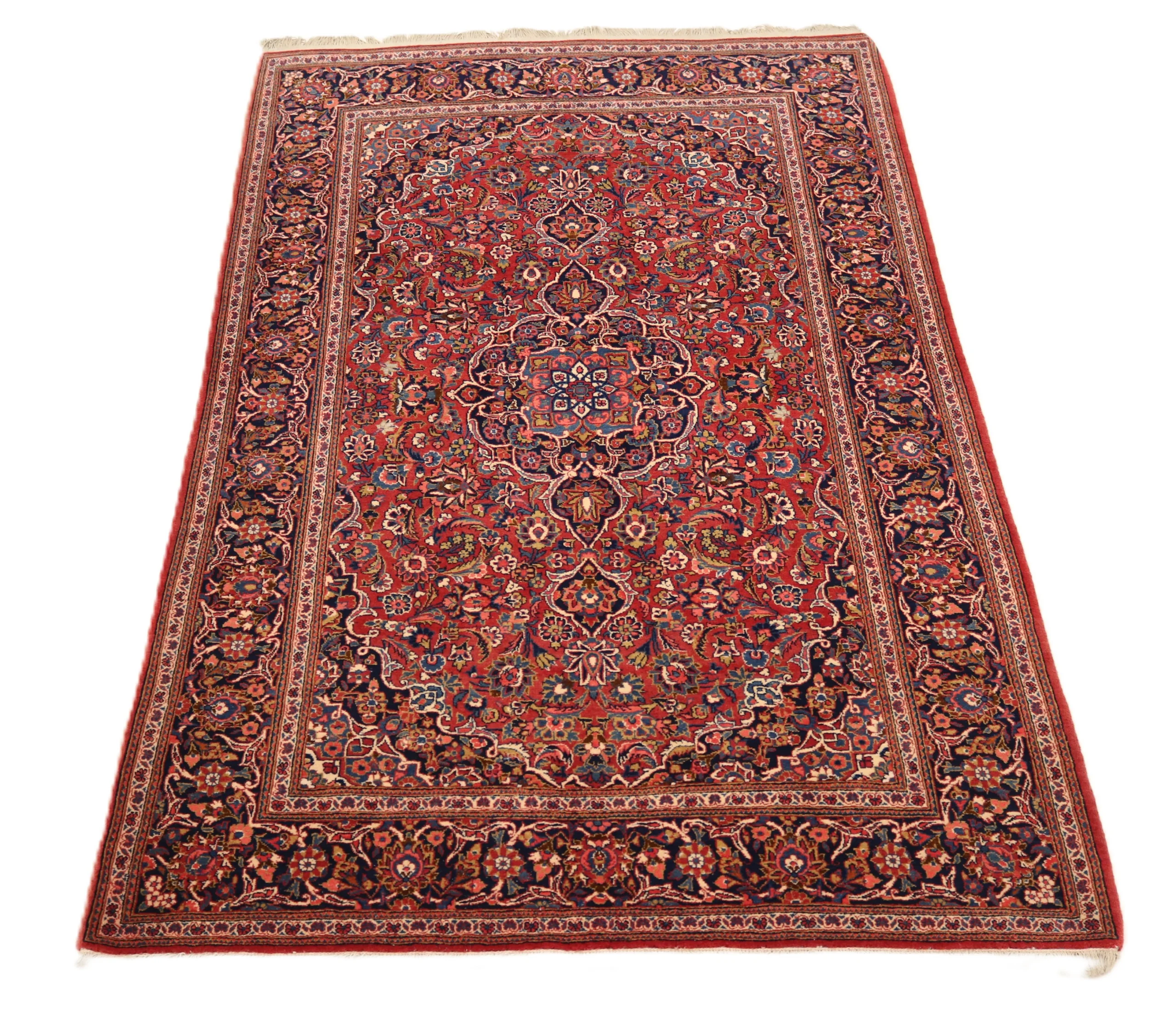 Kashan Persian Rug 210 × 136 cm, Wool, hand-knotted