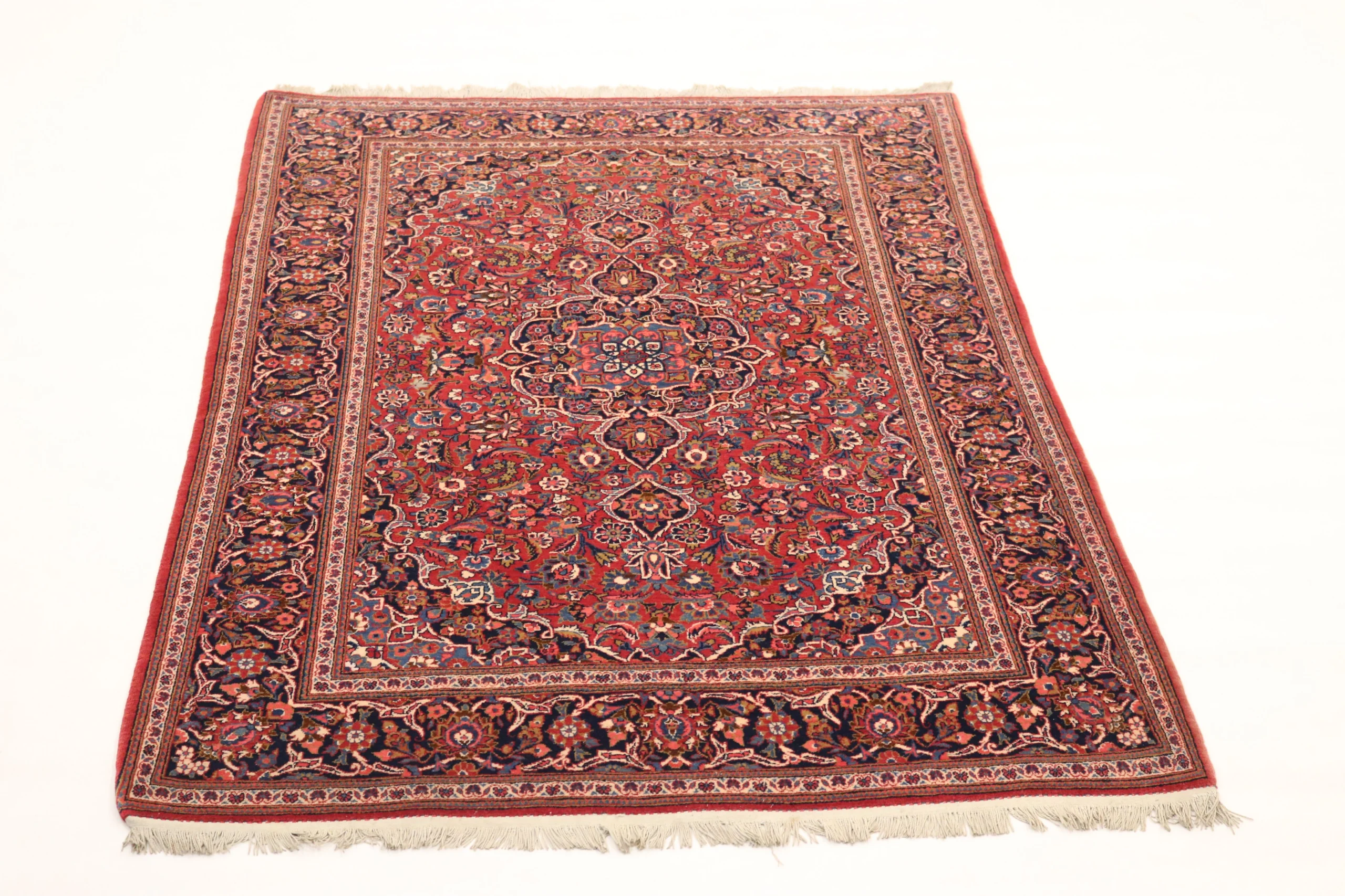 Kashan Persian Rug 210 × 136 cm, Wool, hand-knotted