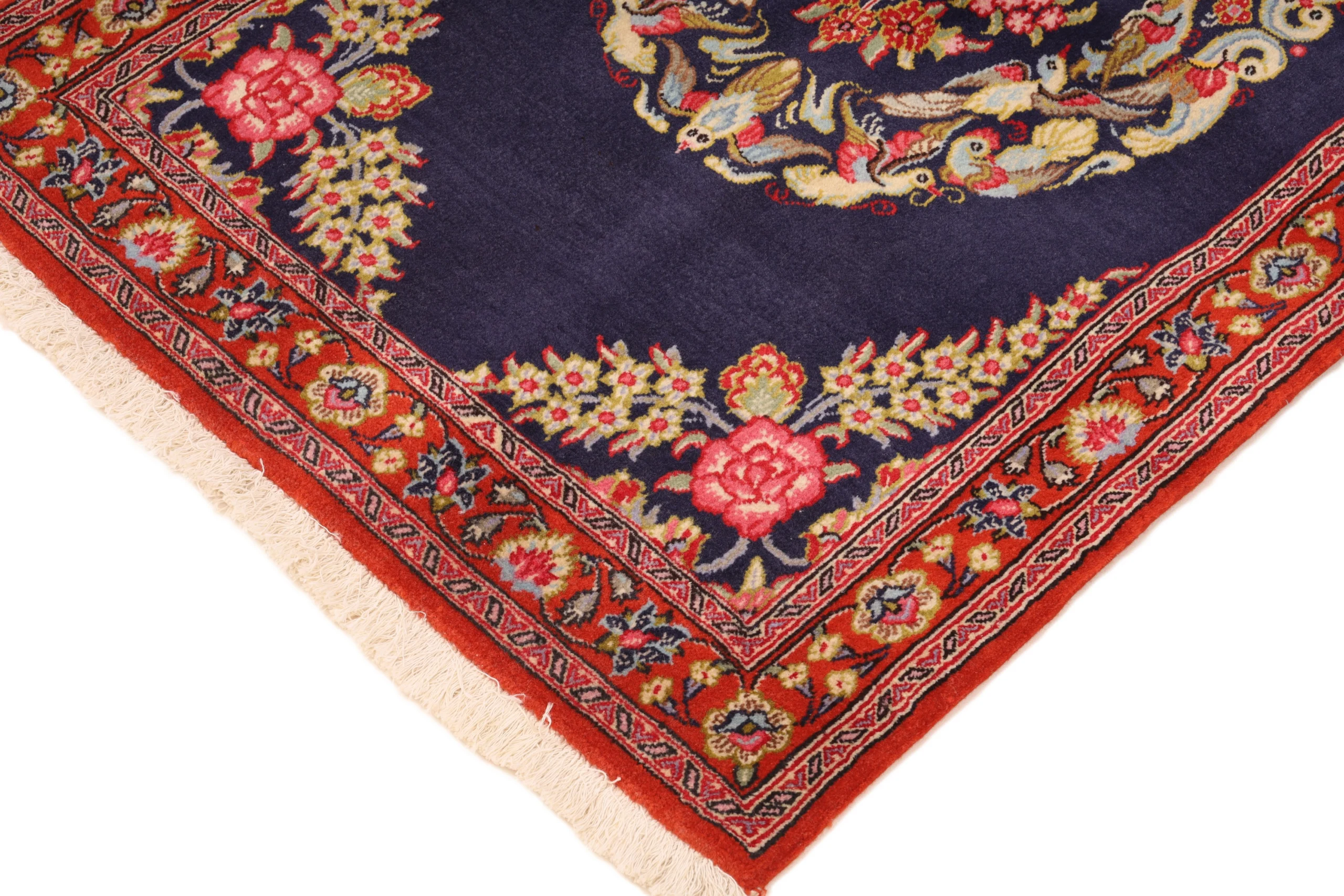 Qom Persian Rug — hand-knotted, 305 × 70 cm, Wool