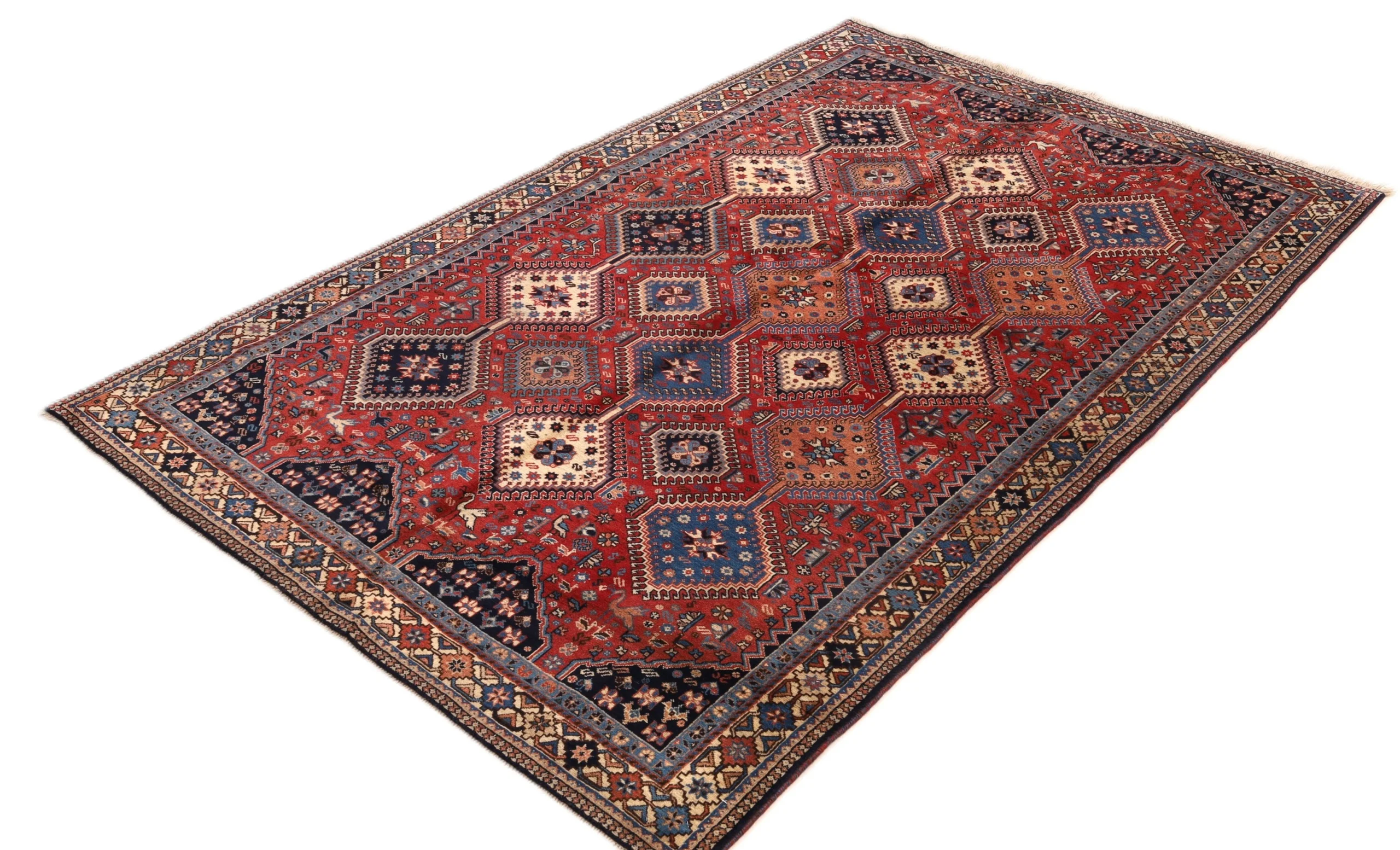 Persian Rug — hand-knotted, 250 × 145 cm, Wool