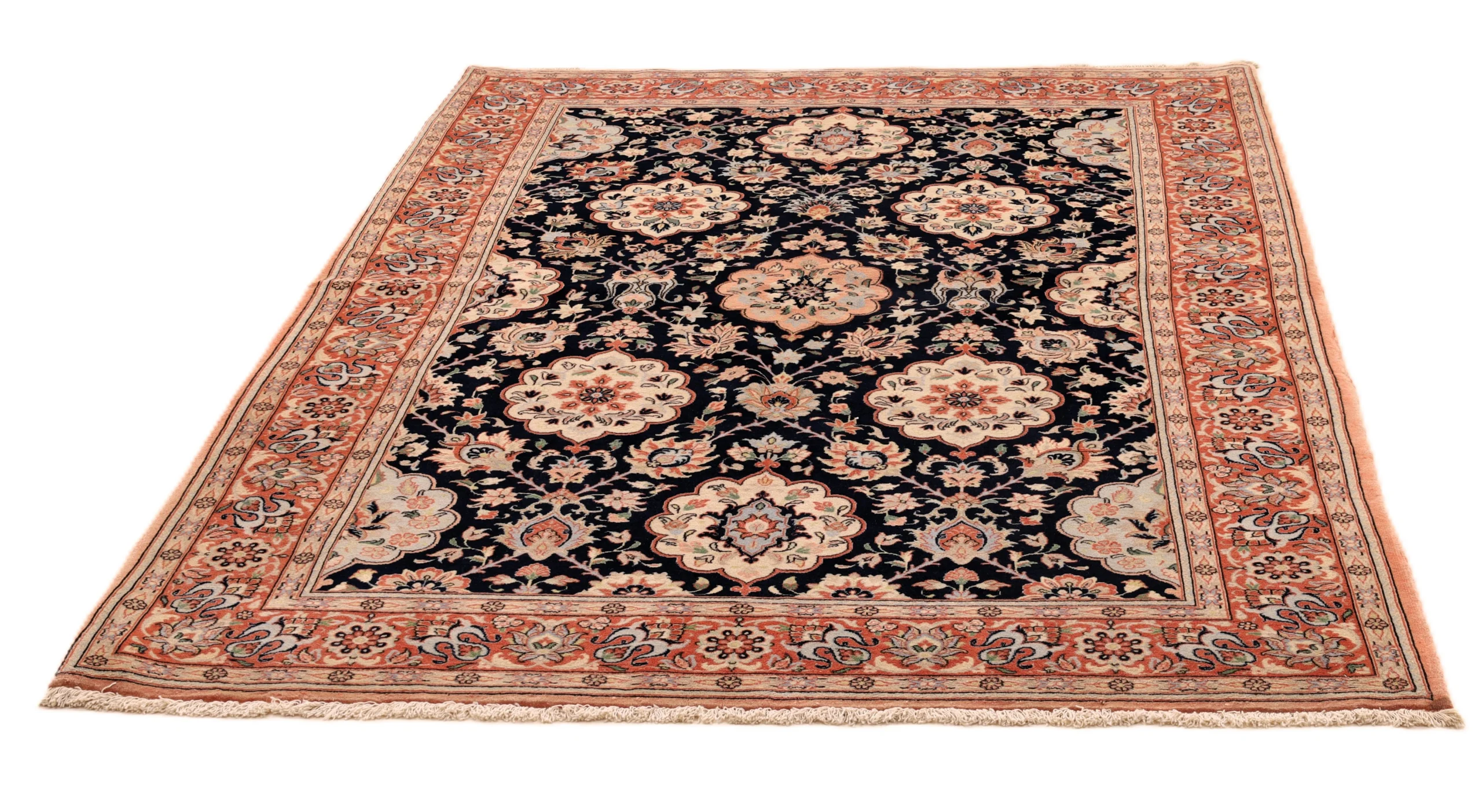Hand-Knotted Wool Persian Rug, 240 × 160 cm