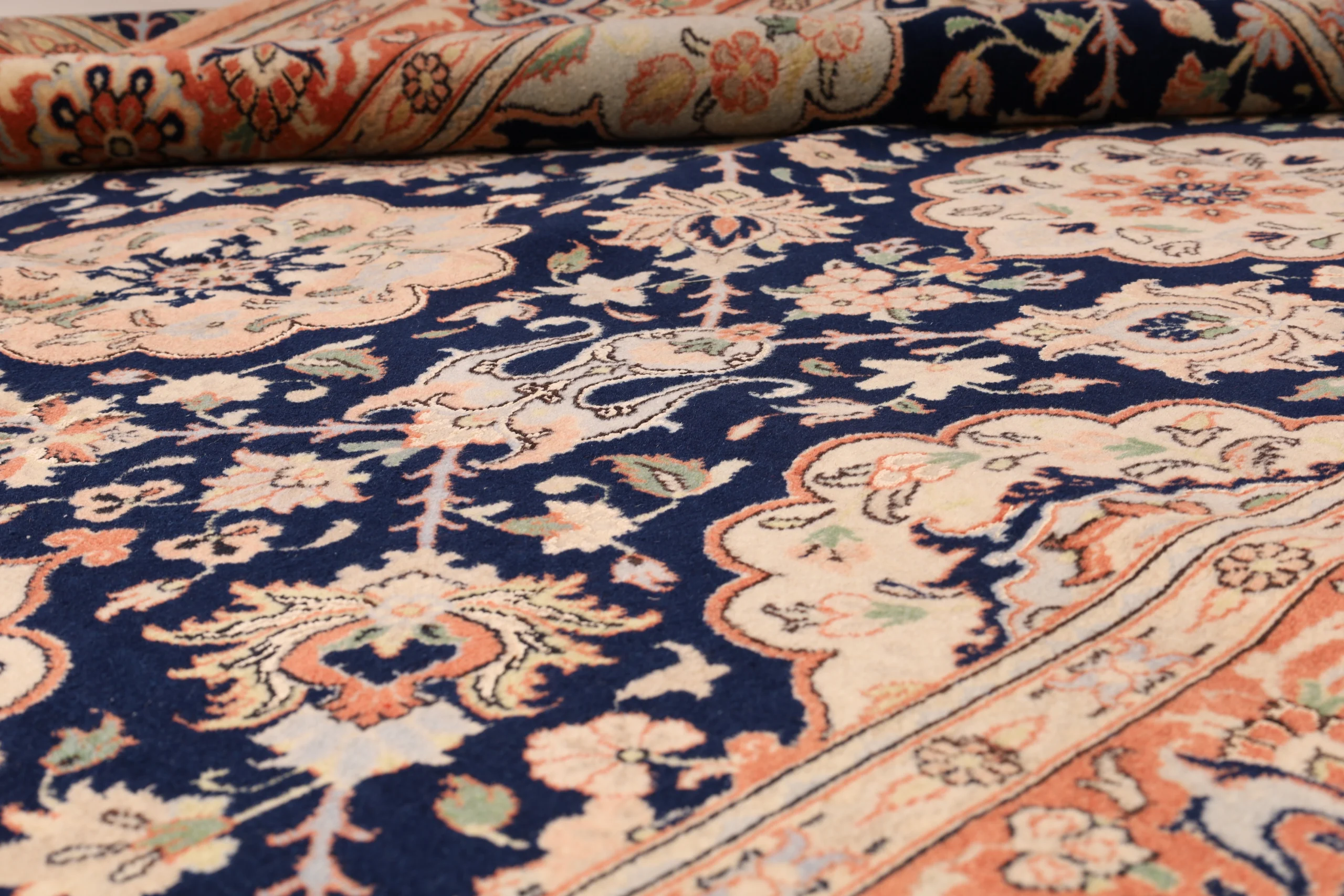 Hand-Knotted Wool Persian Rug, 240 × 160 cm