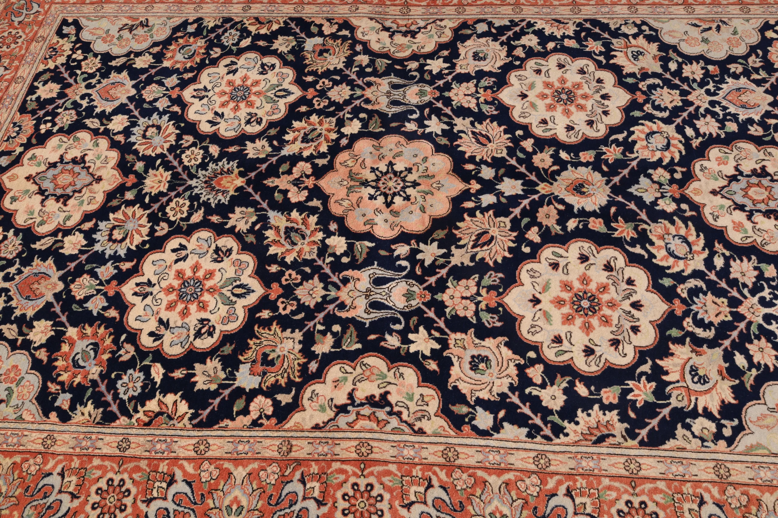 Hand-Knotted Wool Persian Rug, 240 × 160 cm