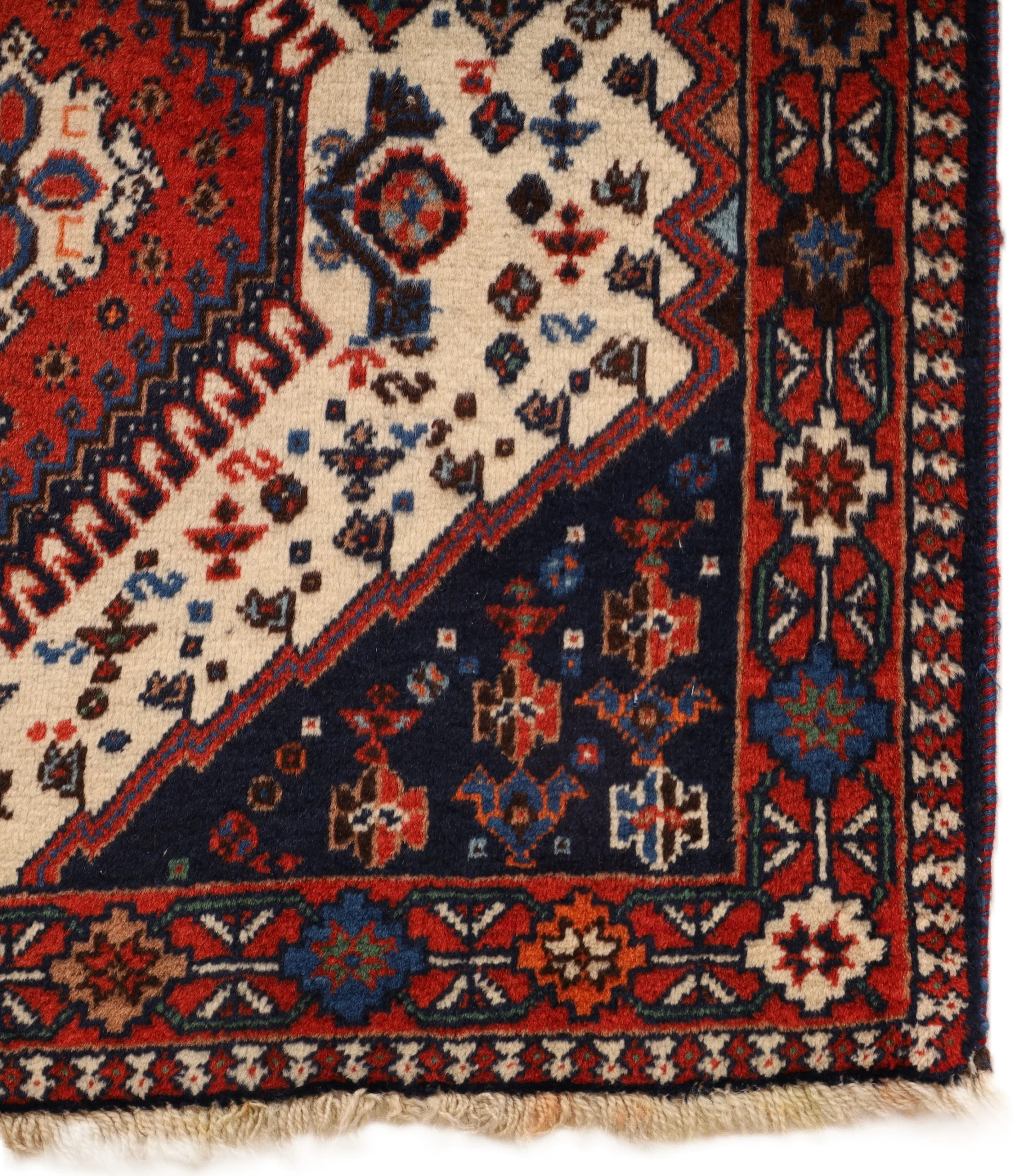 Persian Rug — hand-knotted, 295 × 86 cm, Wool