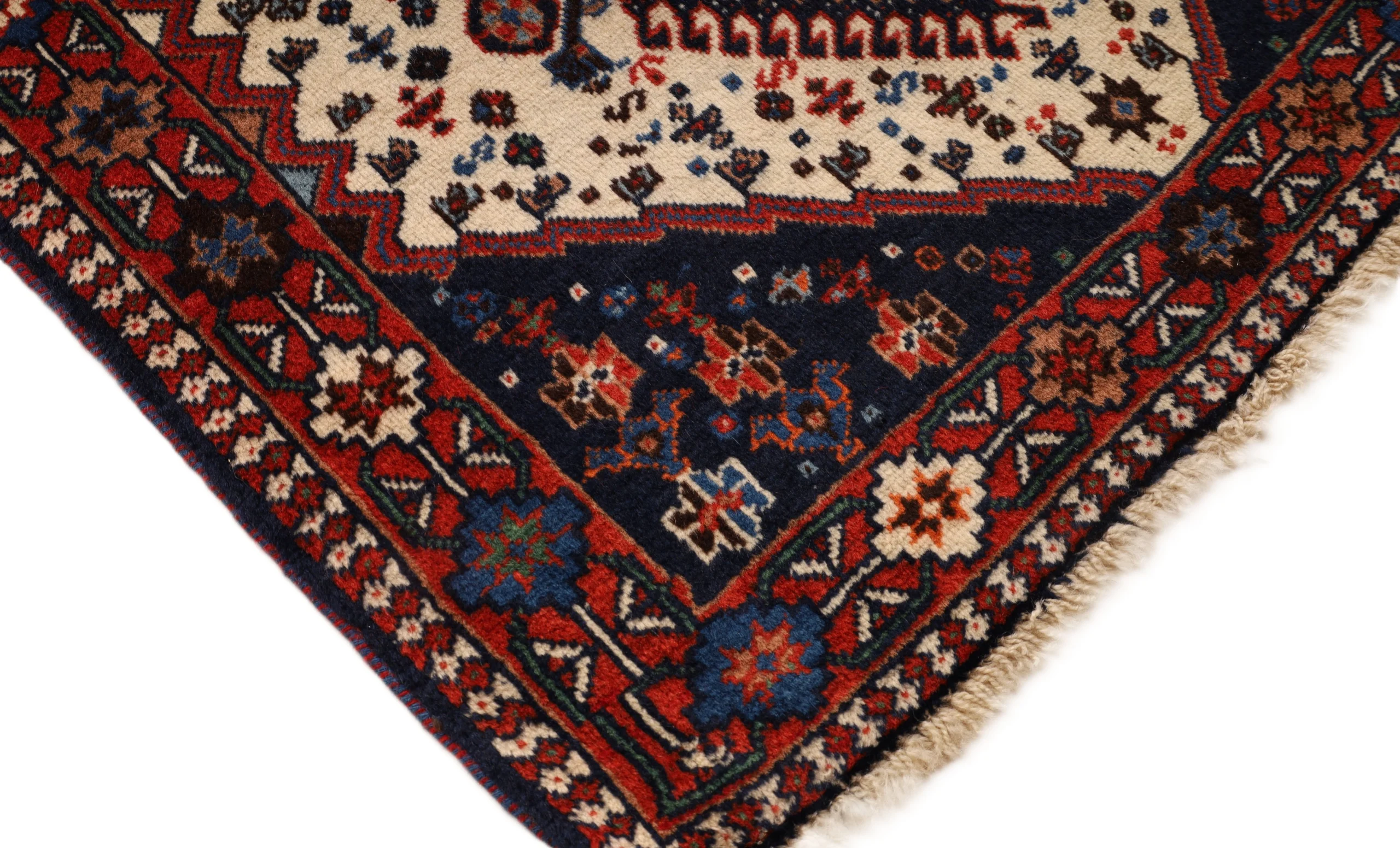Persian Rug — hand-knotted, 295 × 86 cm, Wool