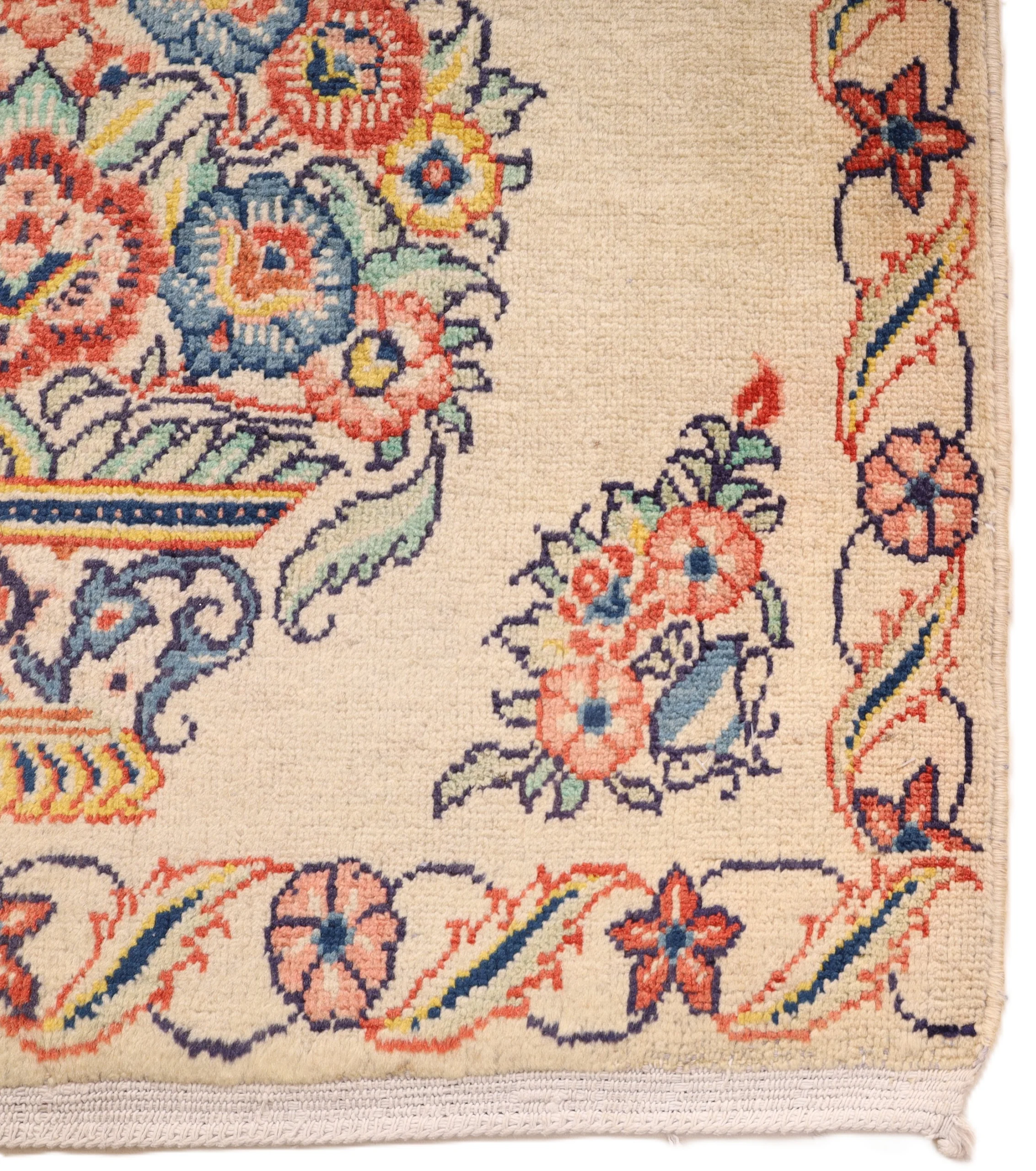 Sarouk Persian Rug 298 × 90 cm, Wool, hand-knotted