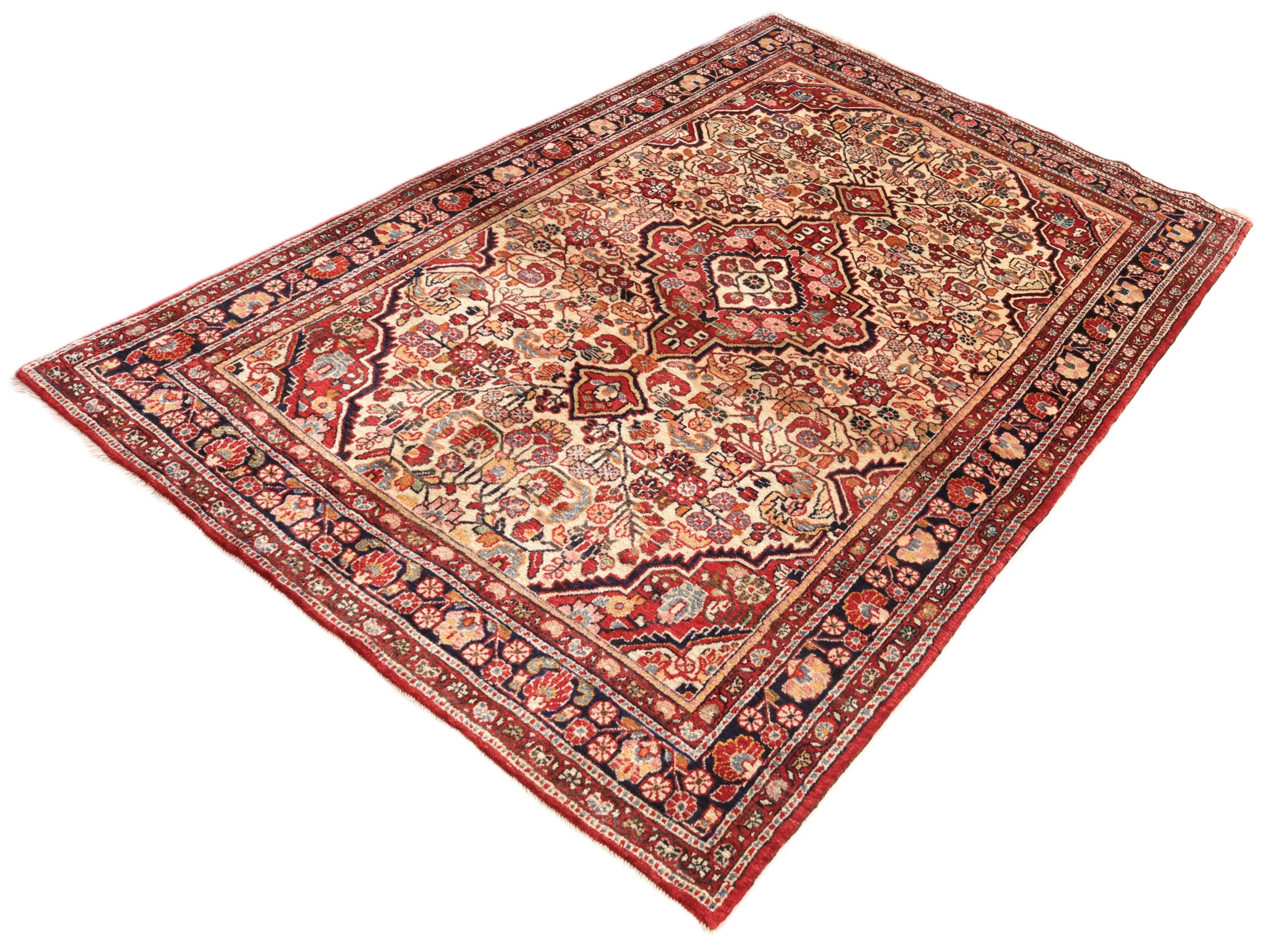 Malayer Persian Rug — hand-knotted, 200 × 131 cm, Wool