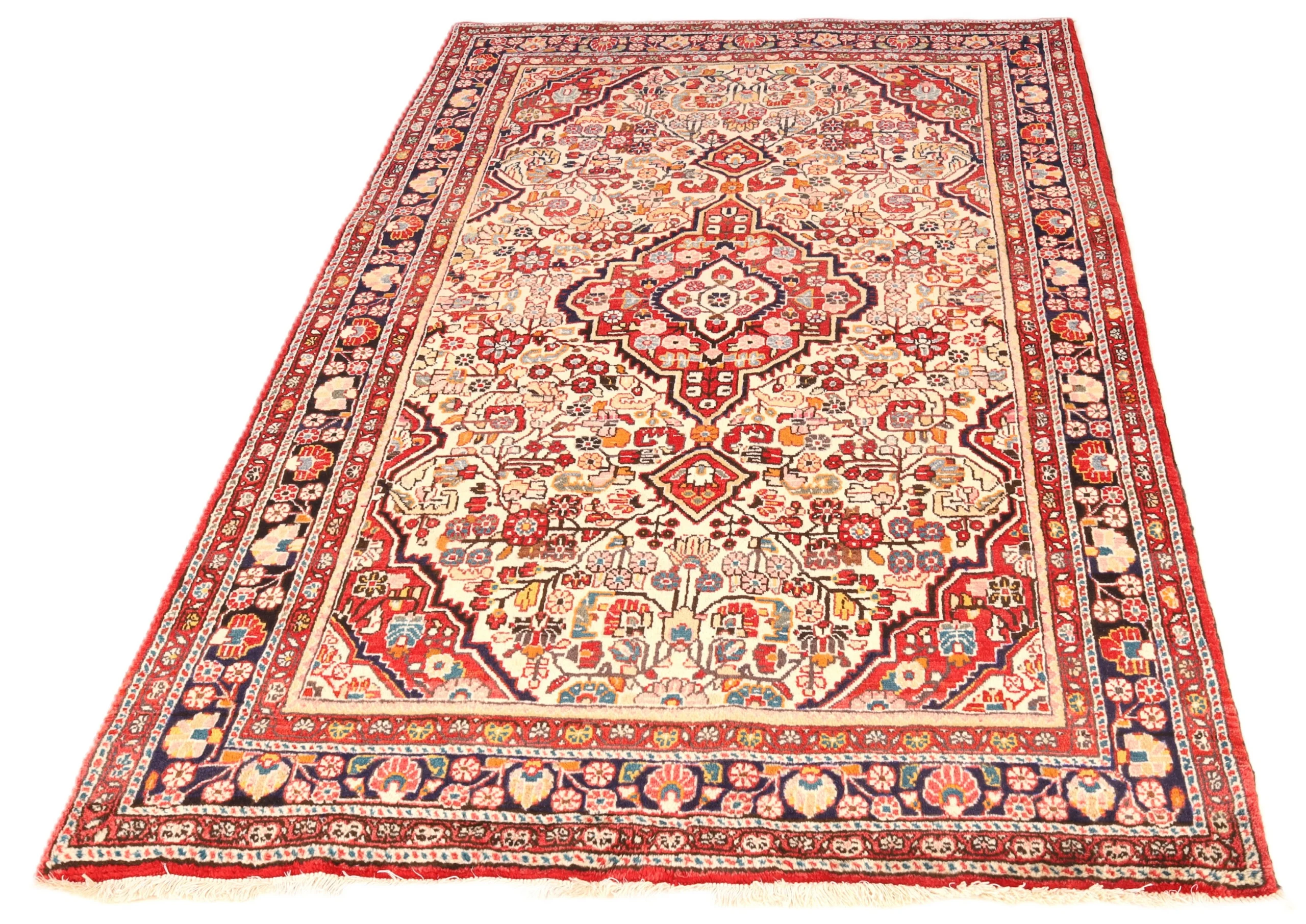 Malayer Persian Rug — hand-knotted, 200 × 131 cm, Wool