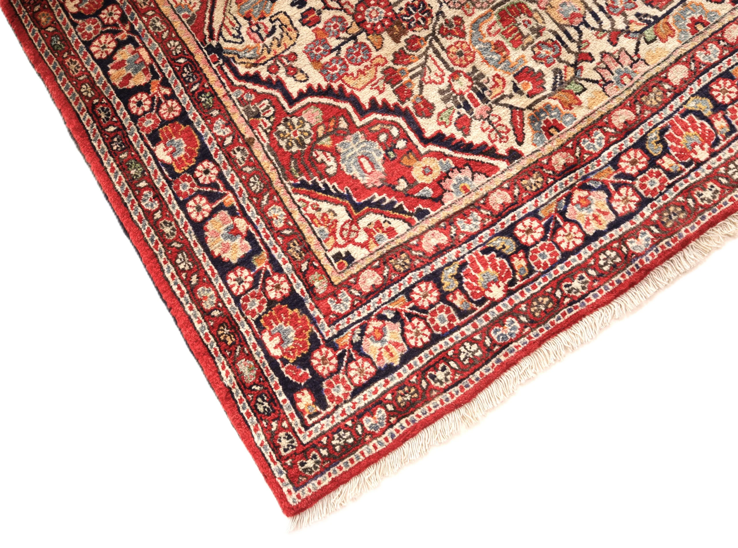 Malayer Persian Rug — hand-knotted, 200 × 131 cm, Wool