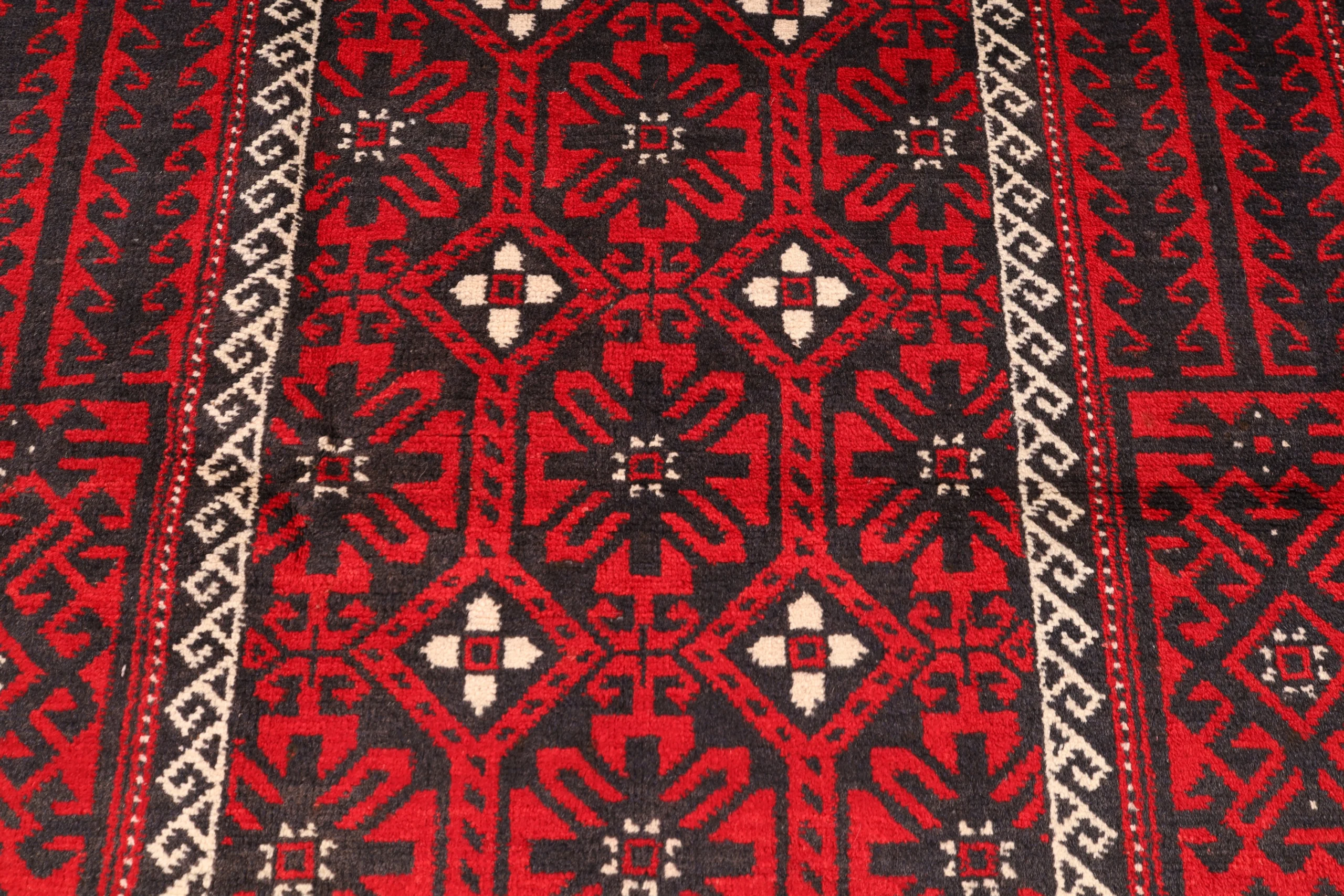 Baluch Persian Rug 230 × 120 cm, Wool, hand-knotted