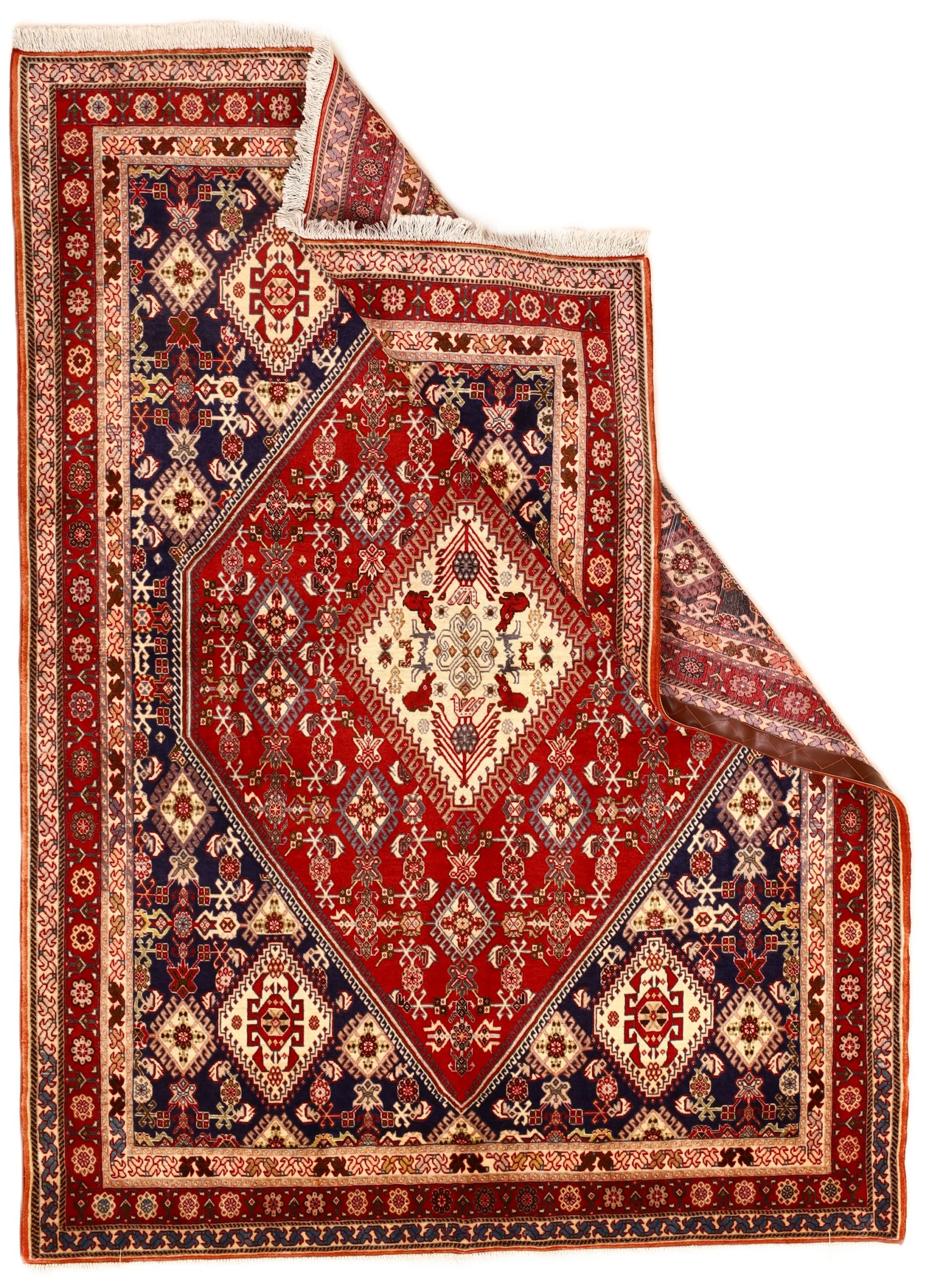 Qashqai Persian Rug 201 × 147 cm, Wool, hand-knotted