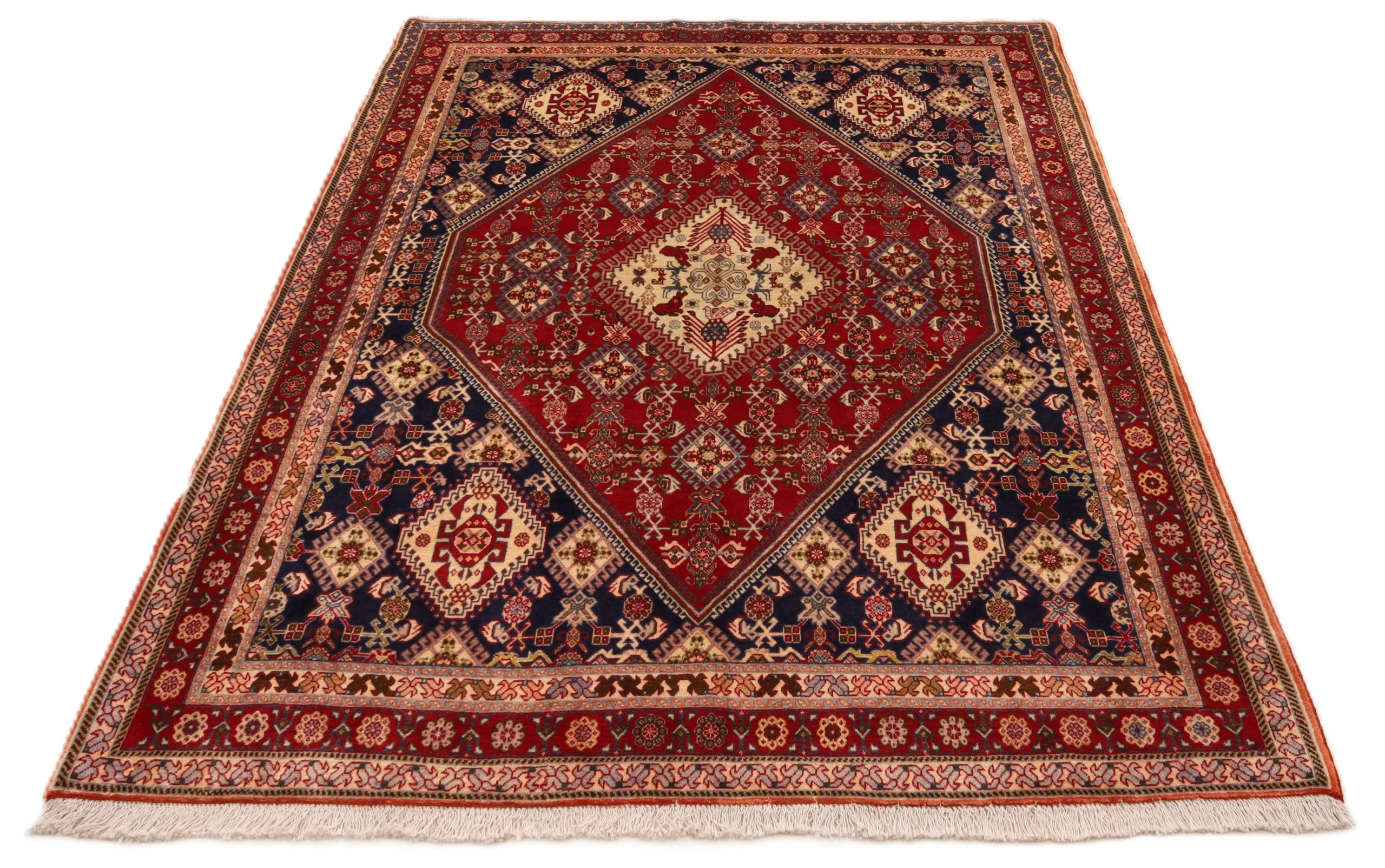 Qashqai Persian Rug 201 × 147 cm, Wool, hand-knotted