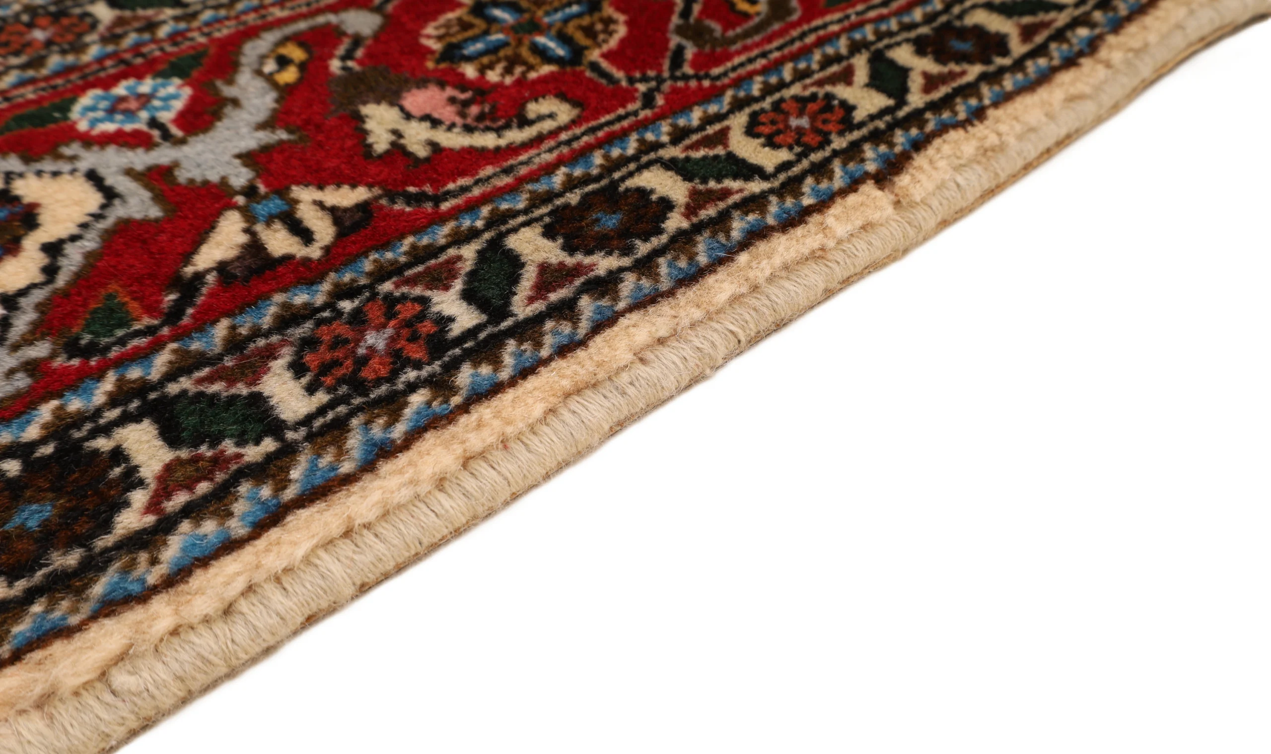 Hand-Knotted Wool Tabriz Persian Rug, 201 × 152 cm