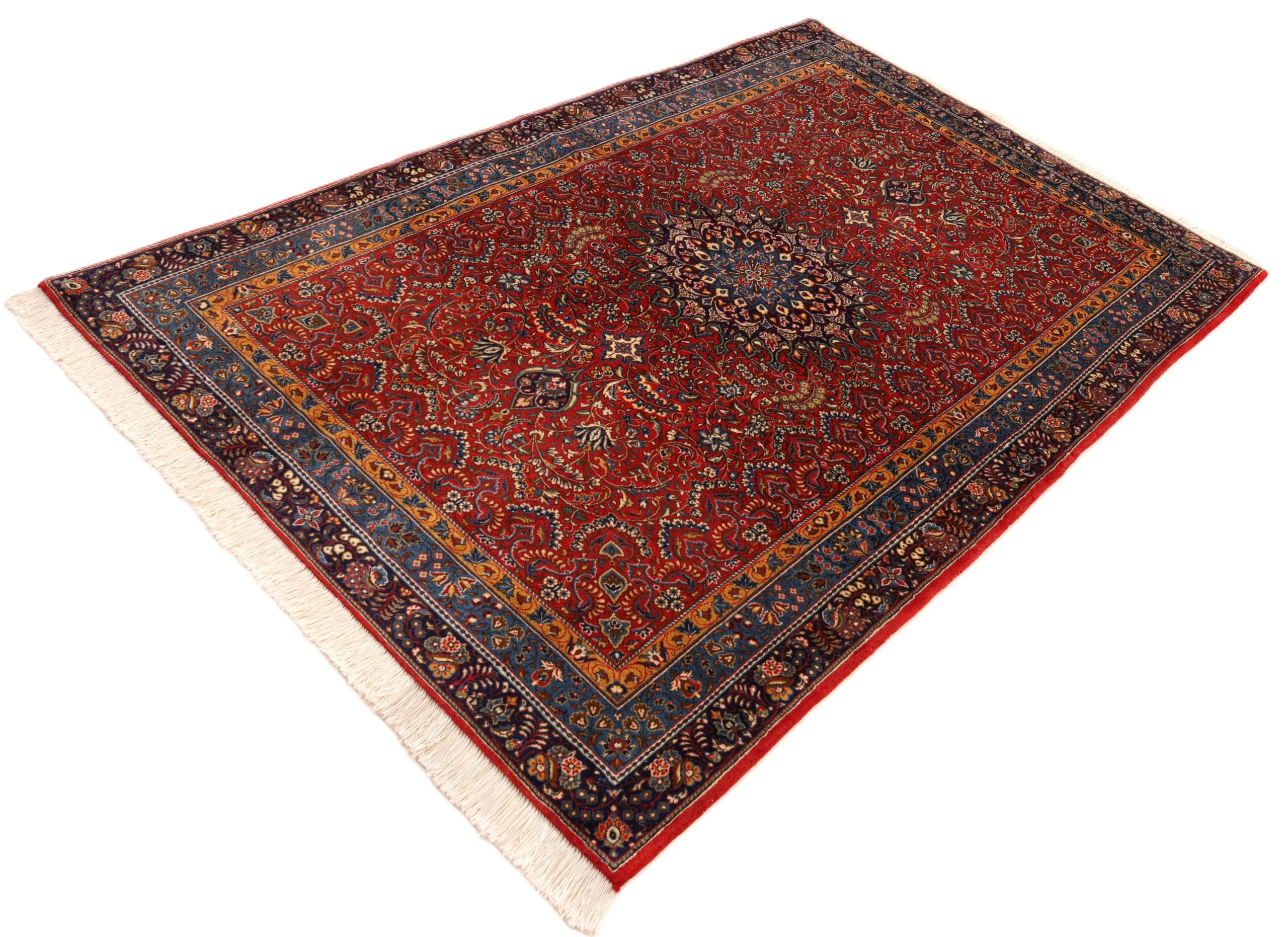 Persian Rug — hand-knotted, 207 × 131 cm, Wool